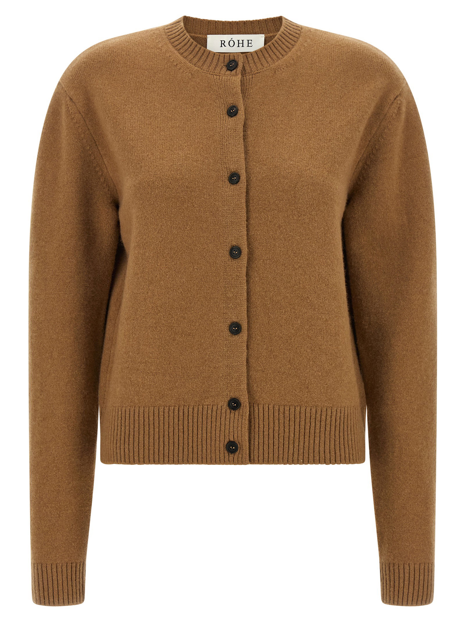 Rohe Cashmere Mixed Crew Neck Cardigan