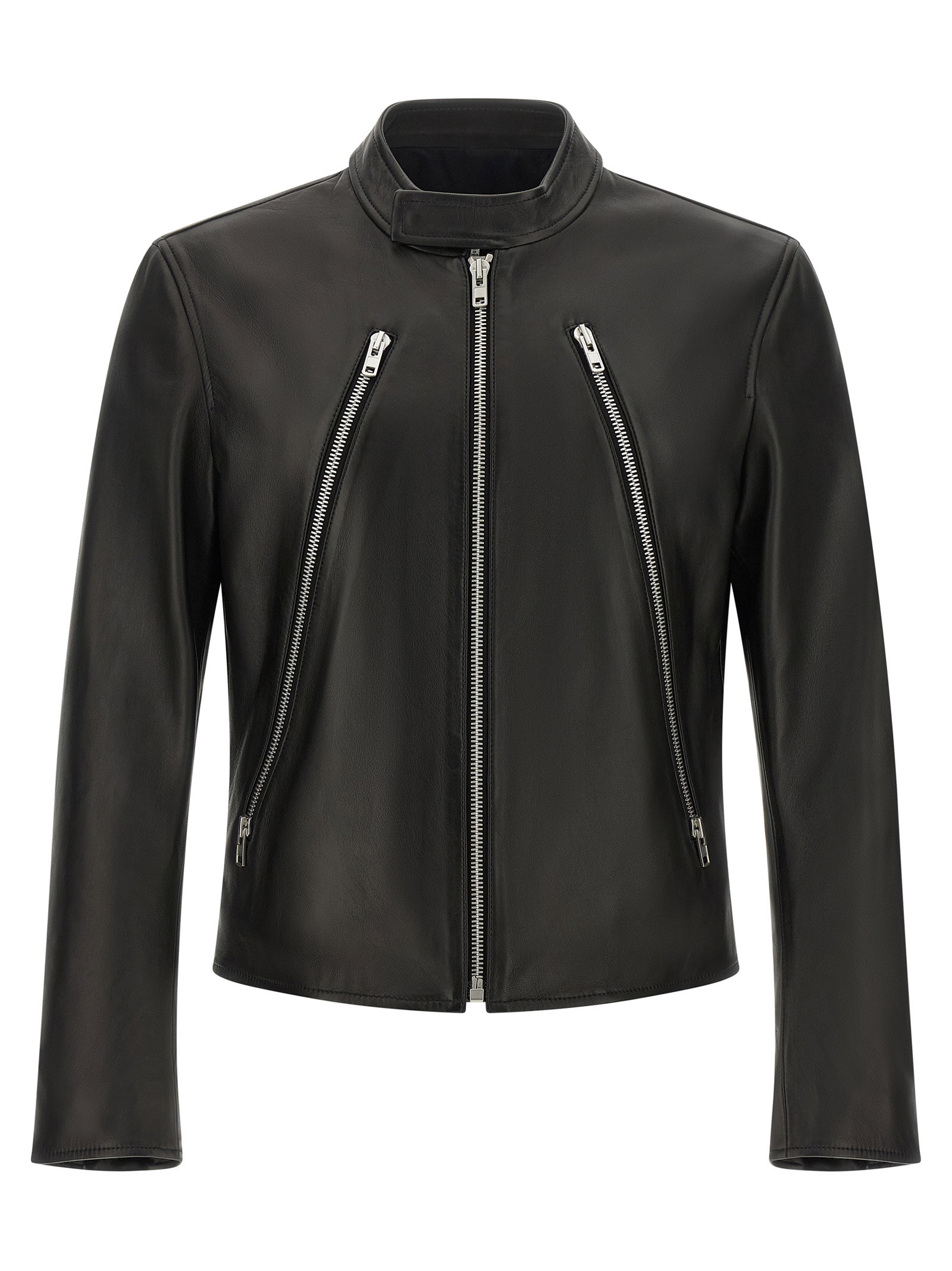 Maison Margiela 5-zip Leather Jacket