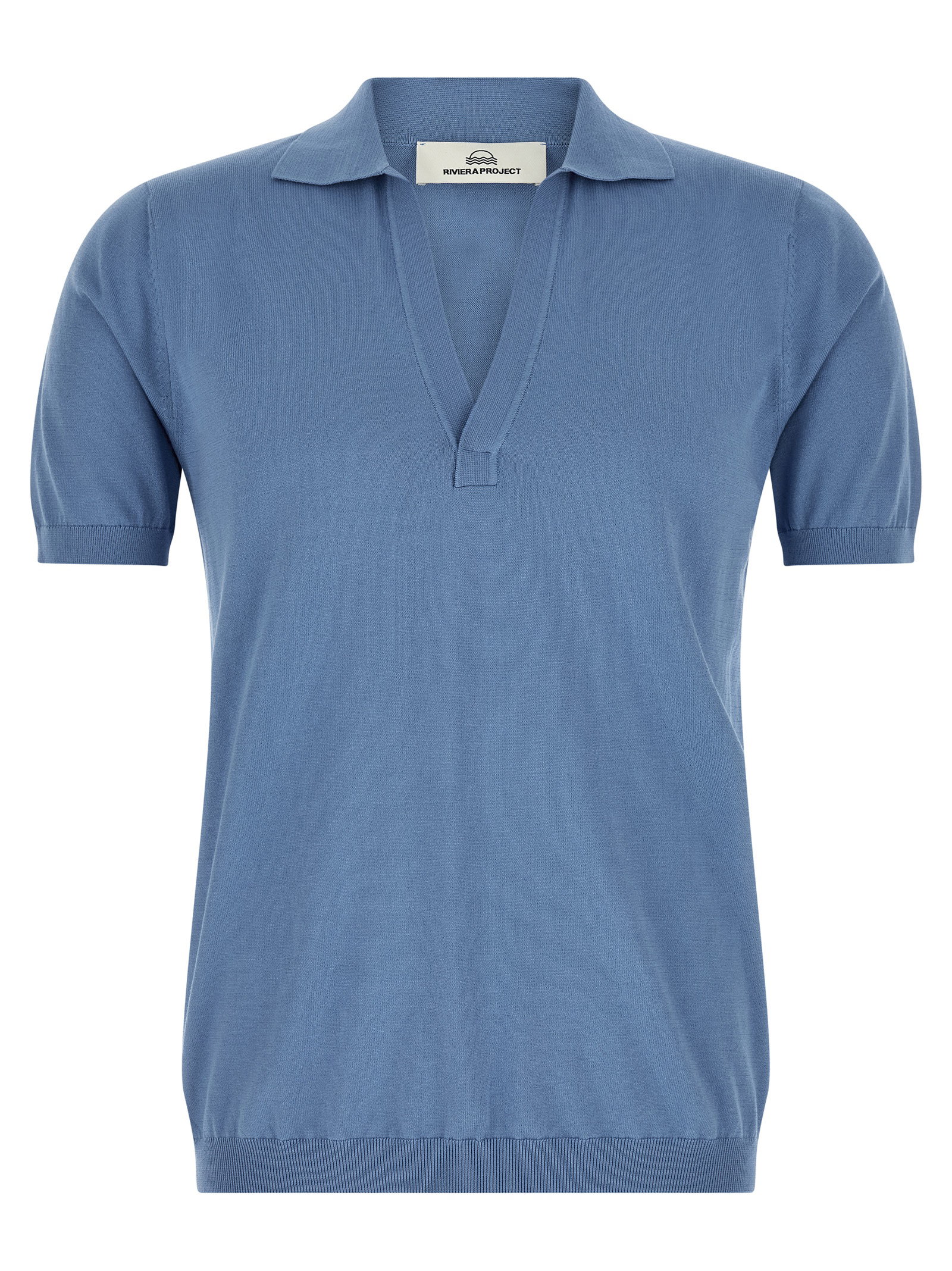 Riviera Project Open Collar Polo Shirt
