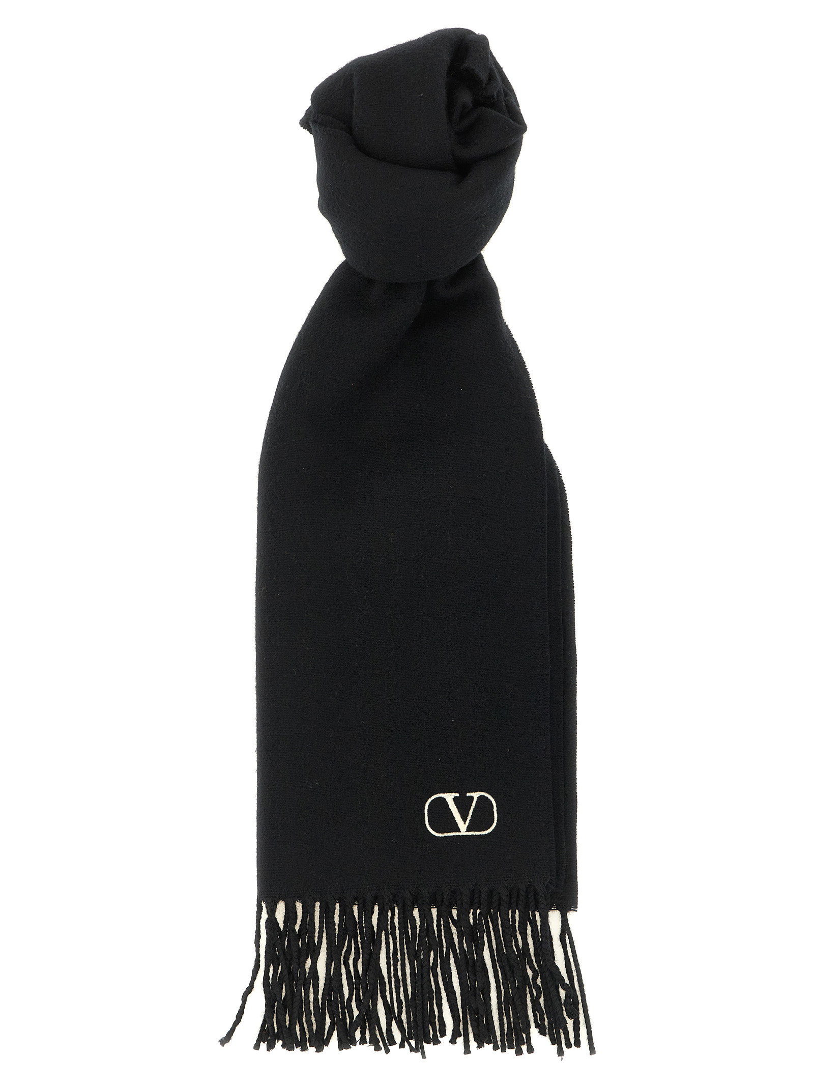 Cashmere Scarf Valentino Garavani With Fringes