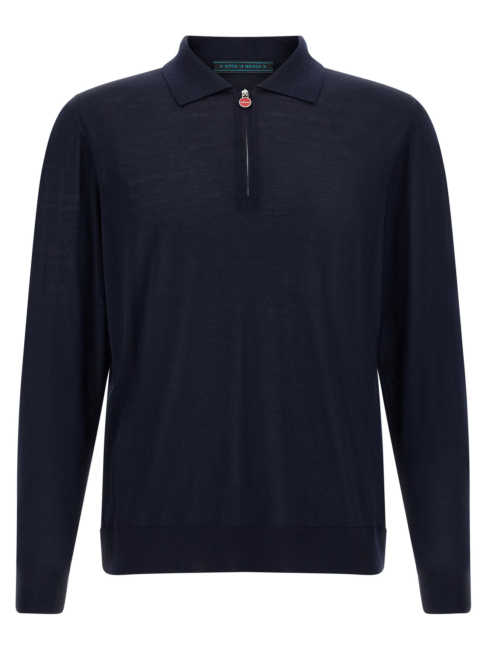 Kiton Wool Polo Shirt 14 Microns