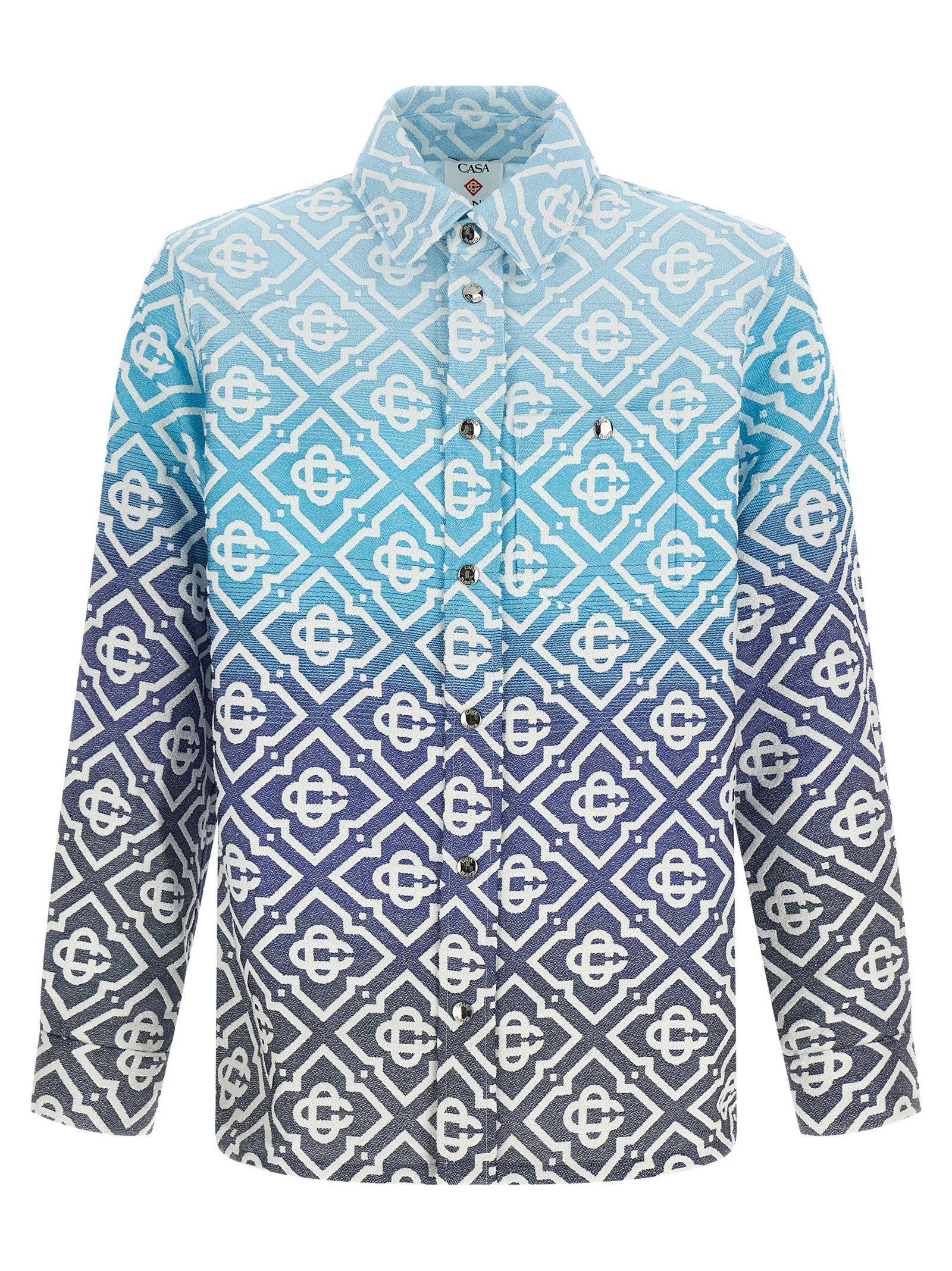 Casablanca Shacket Monogram Gradient Jacquard