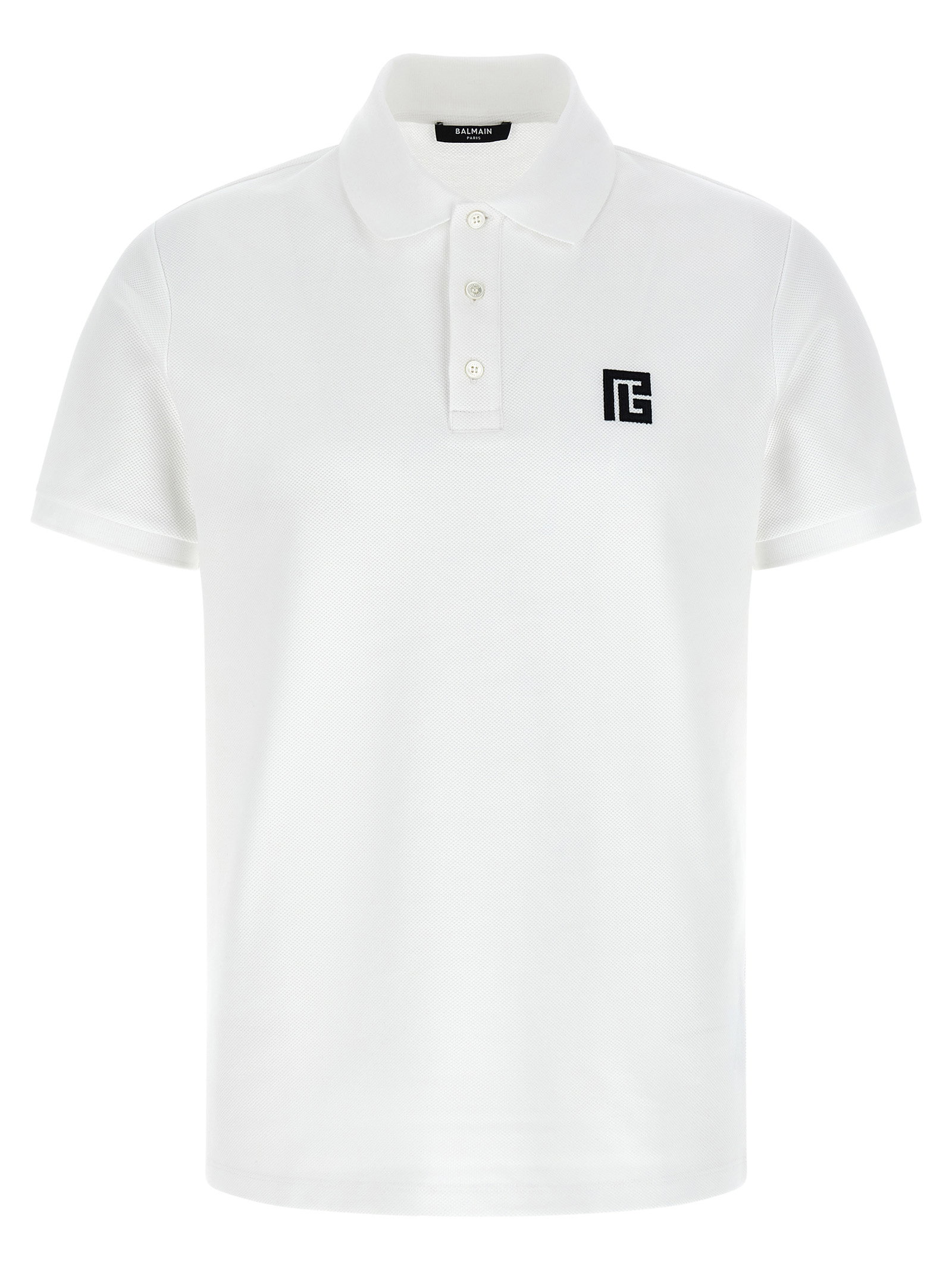 Balmain Embroidery Polo Shirt