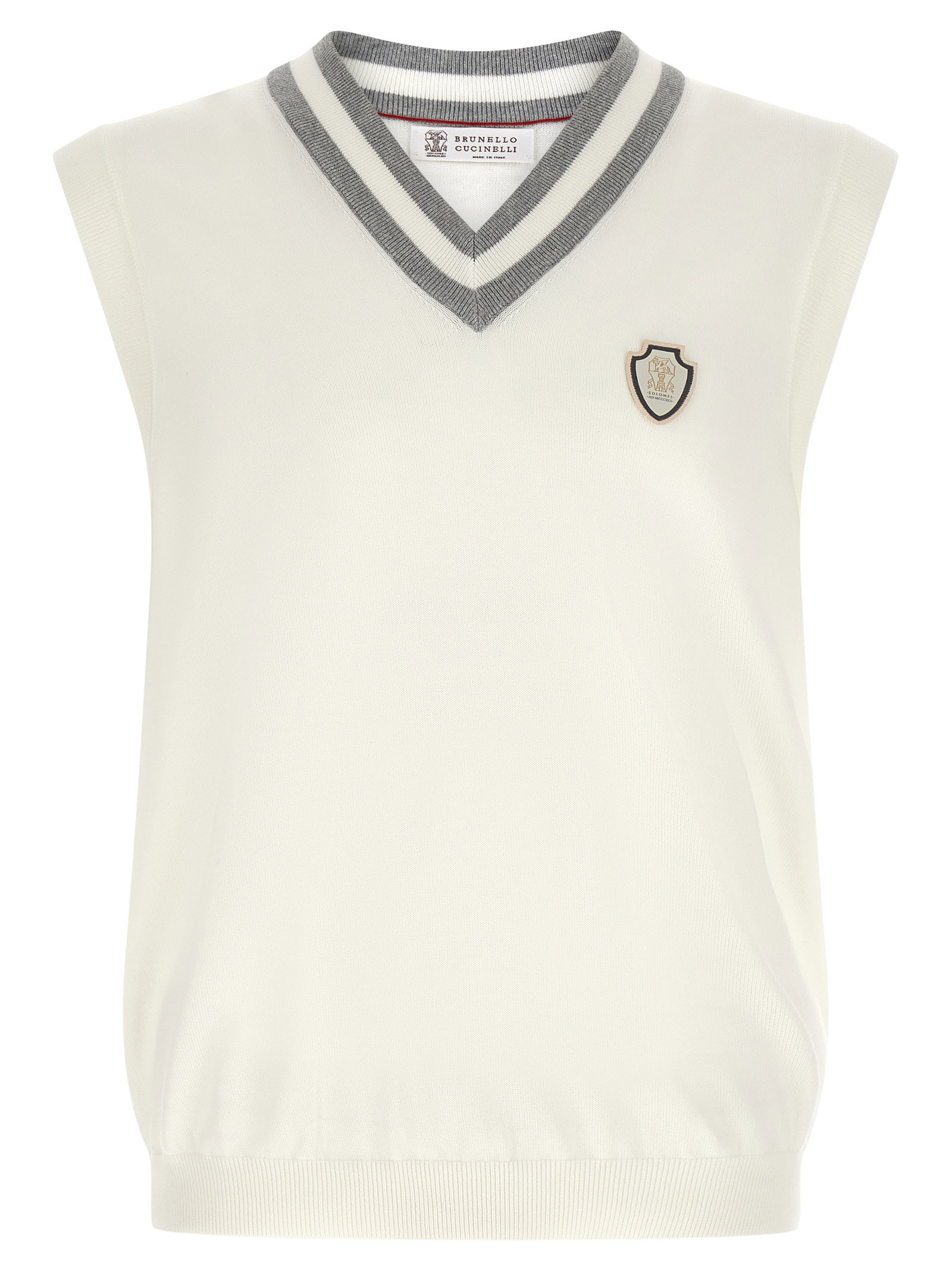 Brunello Cucinelli Logo Patch Vest