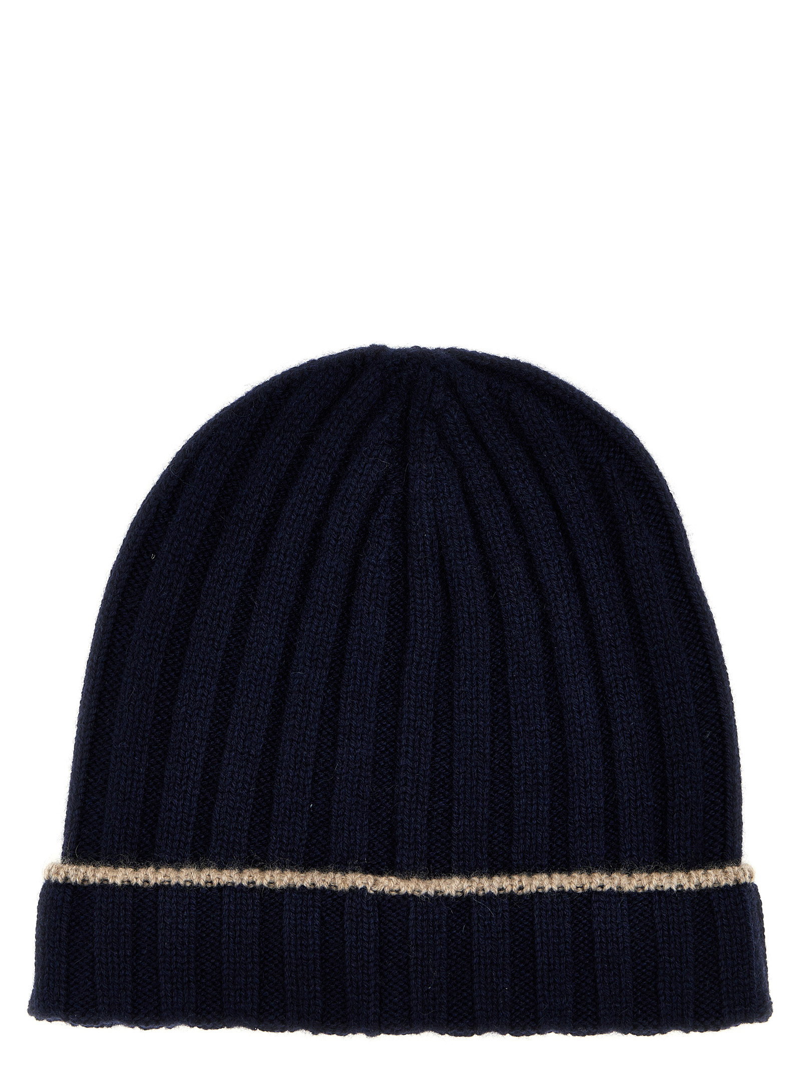 Brunello Cucinelli Contrast Line Beanie