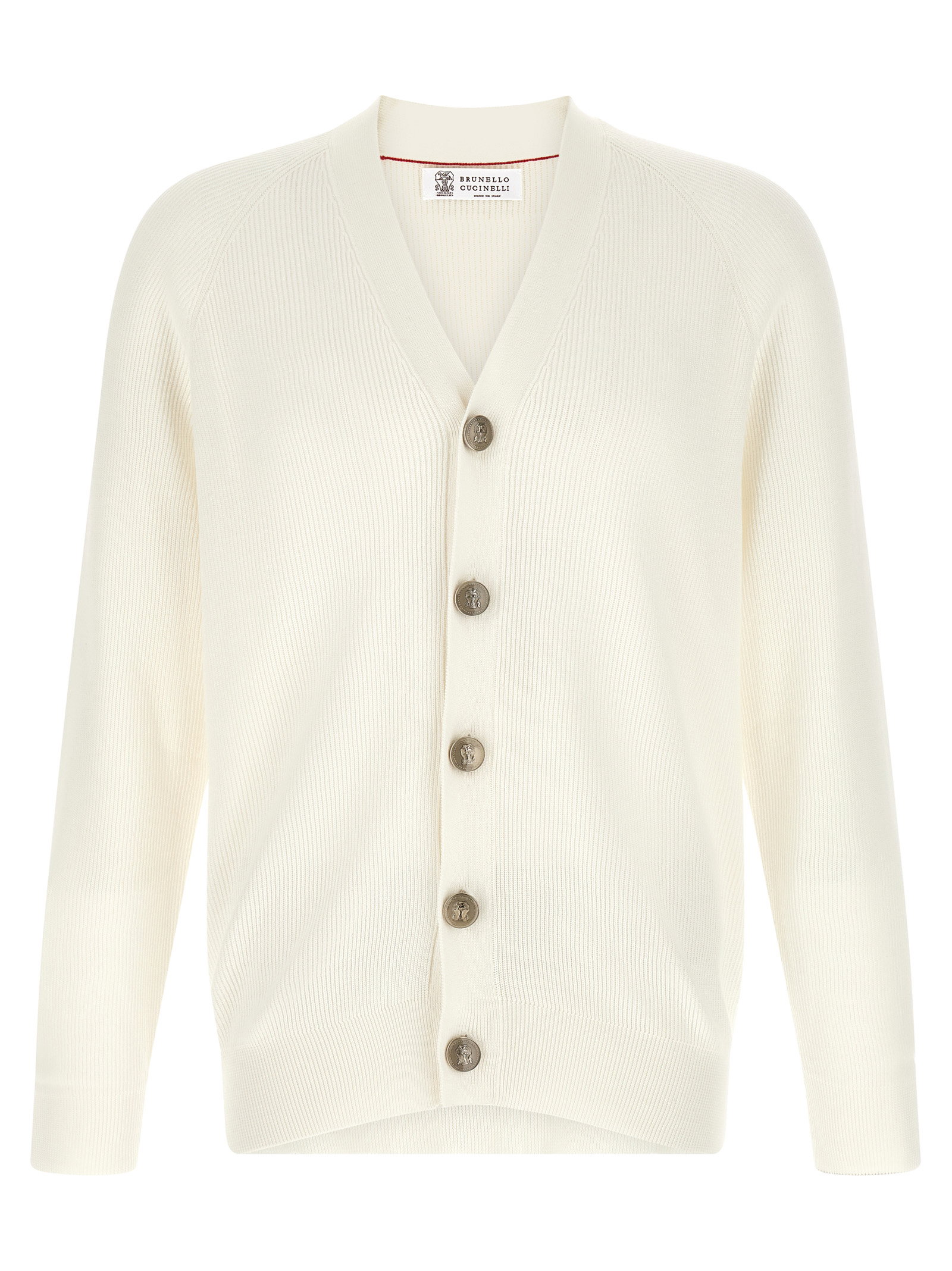 Brunello Cucinelli English Ribbed Cardigan
