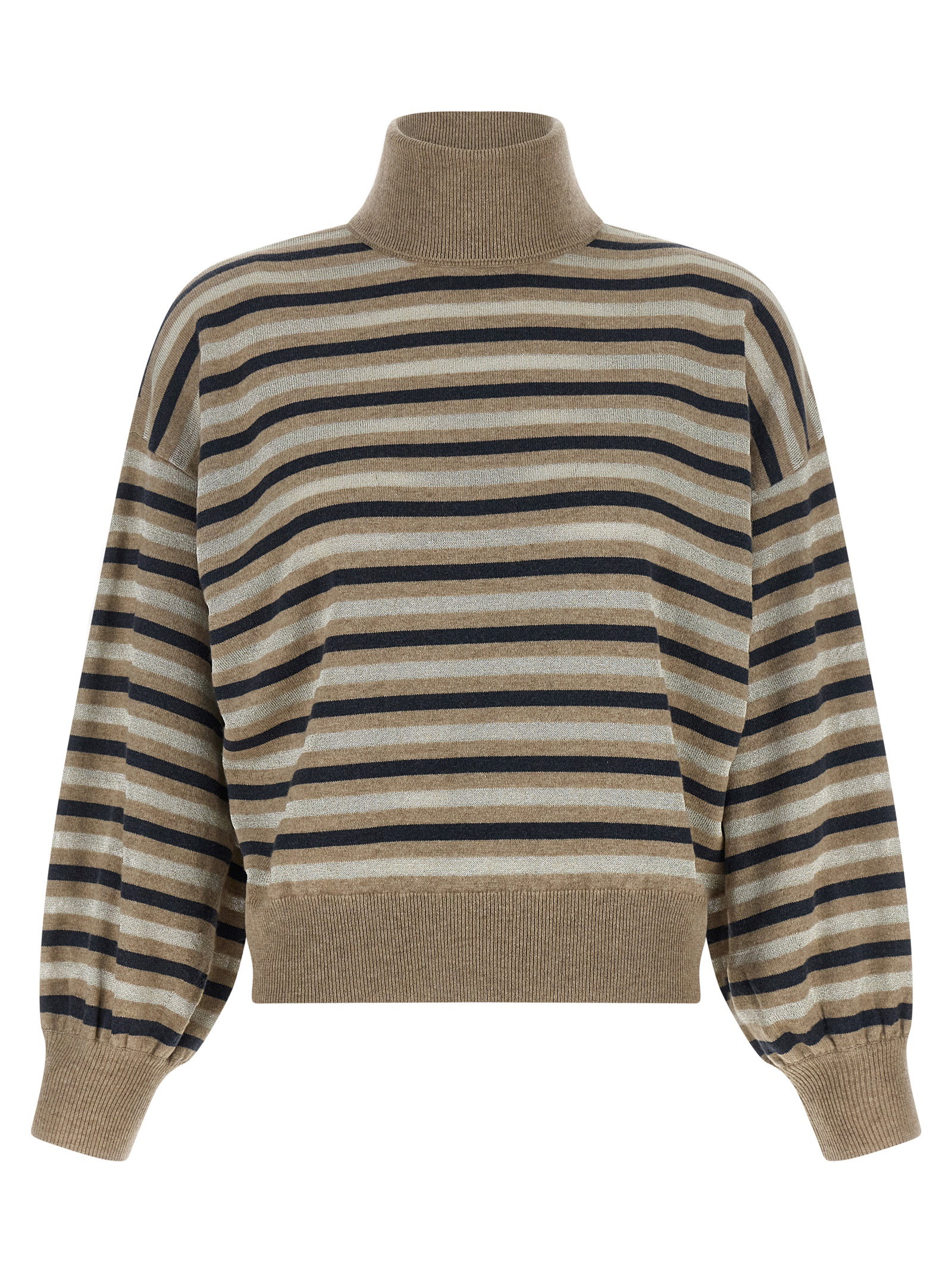 Brunello Cucinelli Sparkling Stripes Sweater