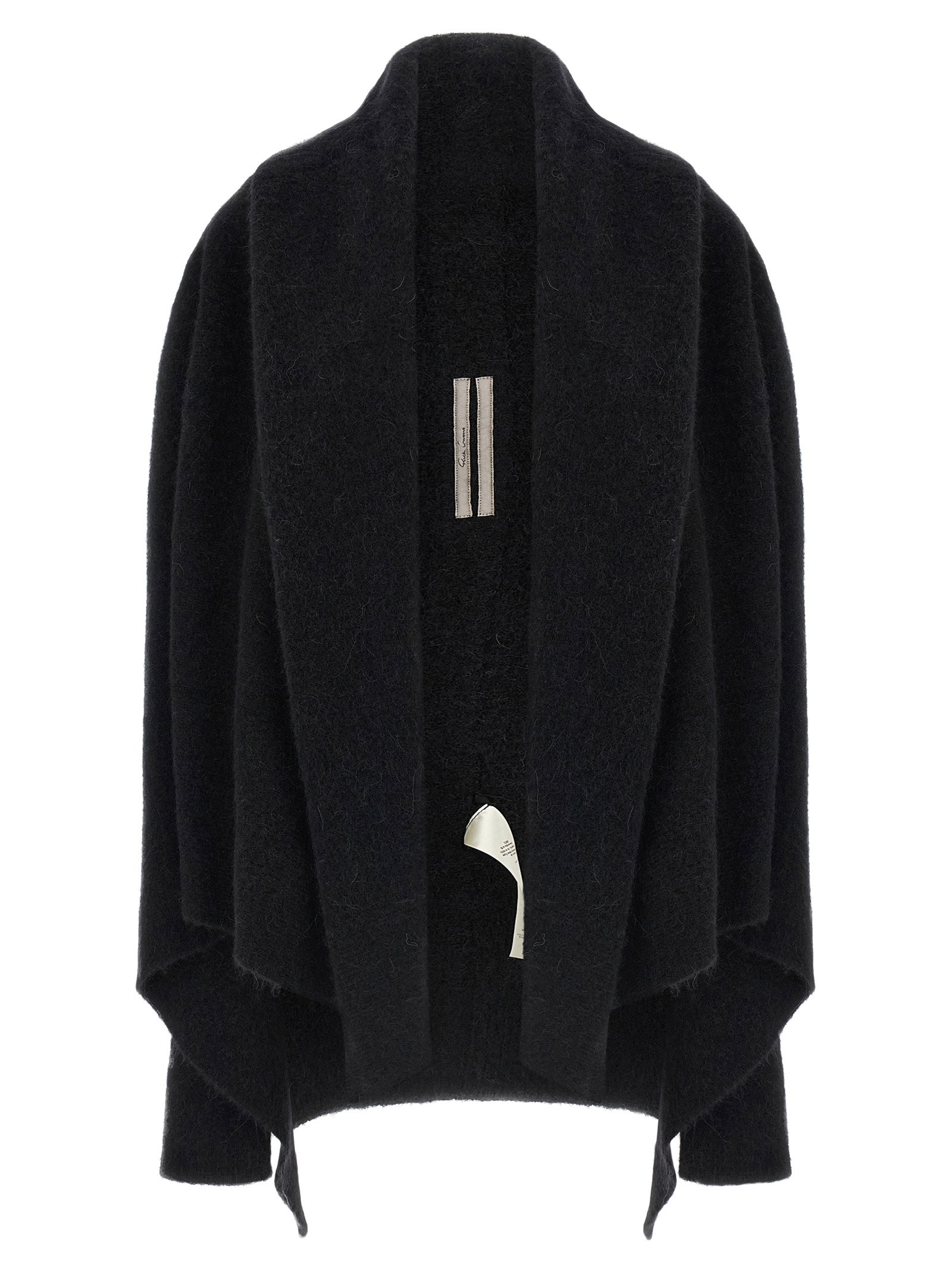 Rick Owens Hooded Medium Wrap Cardigan