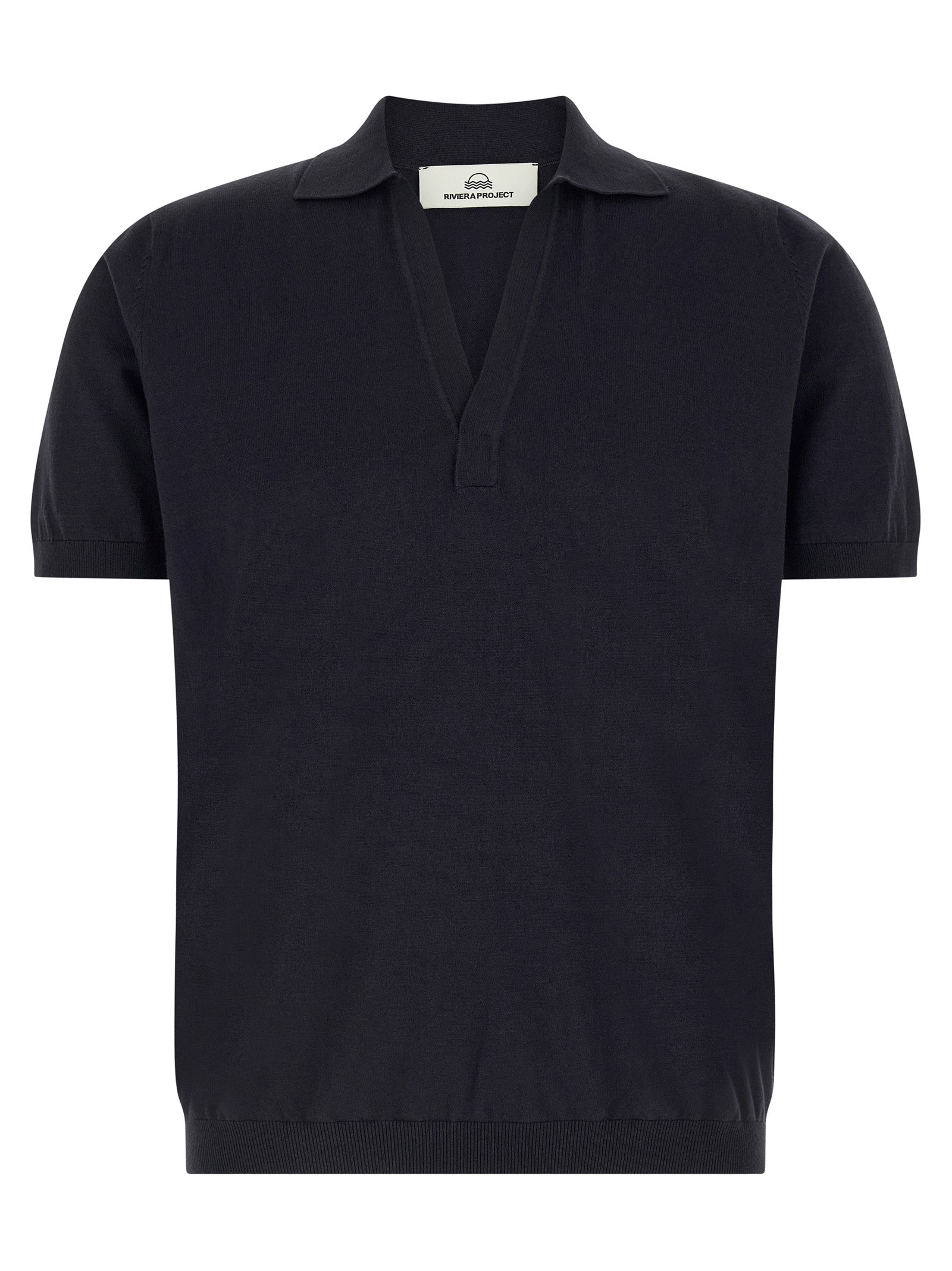 Riviera Project Open Collar Polo Shirt