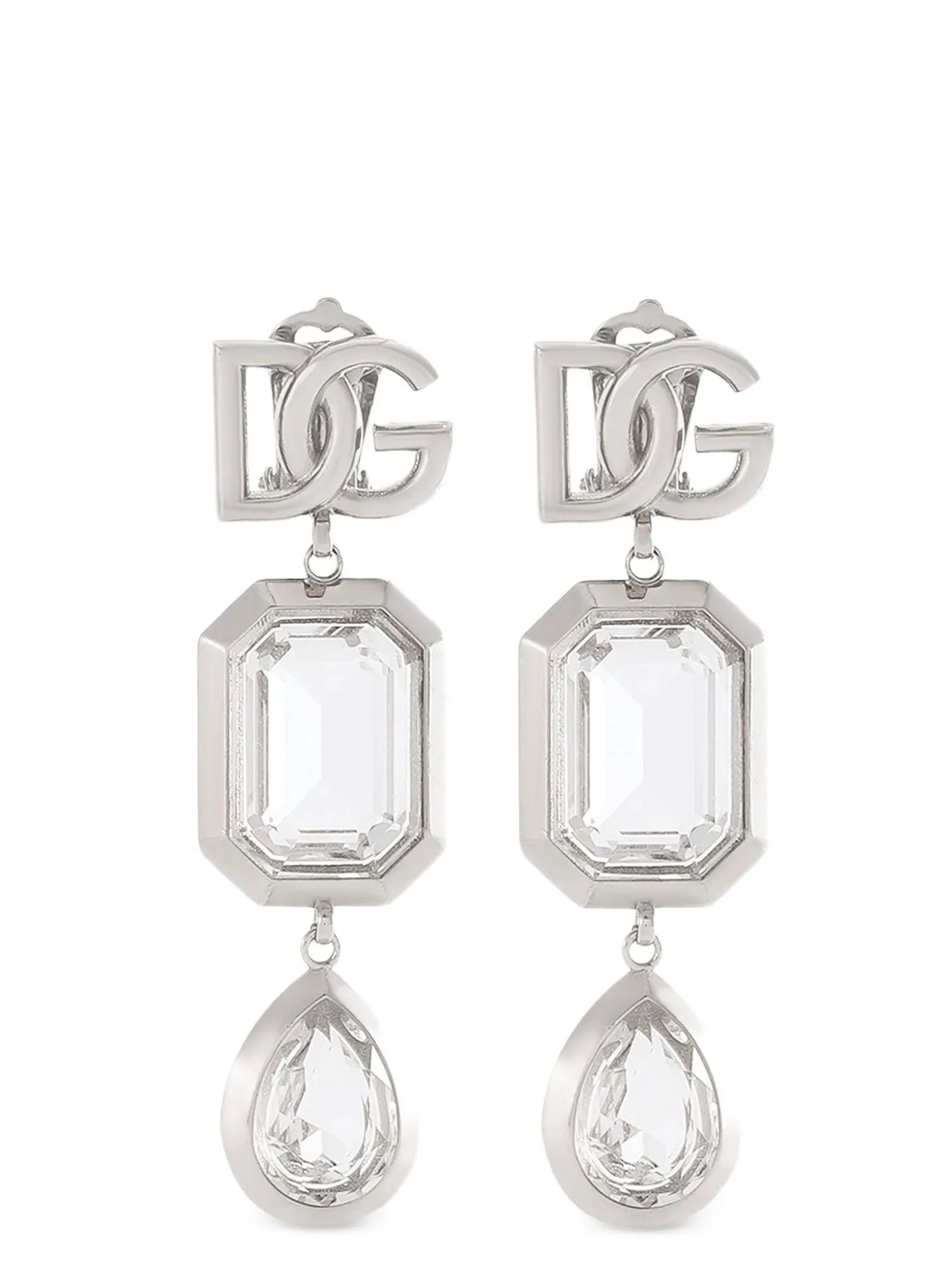 Dolce & Gabbana Pendant Earrings With Crystals
