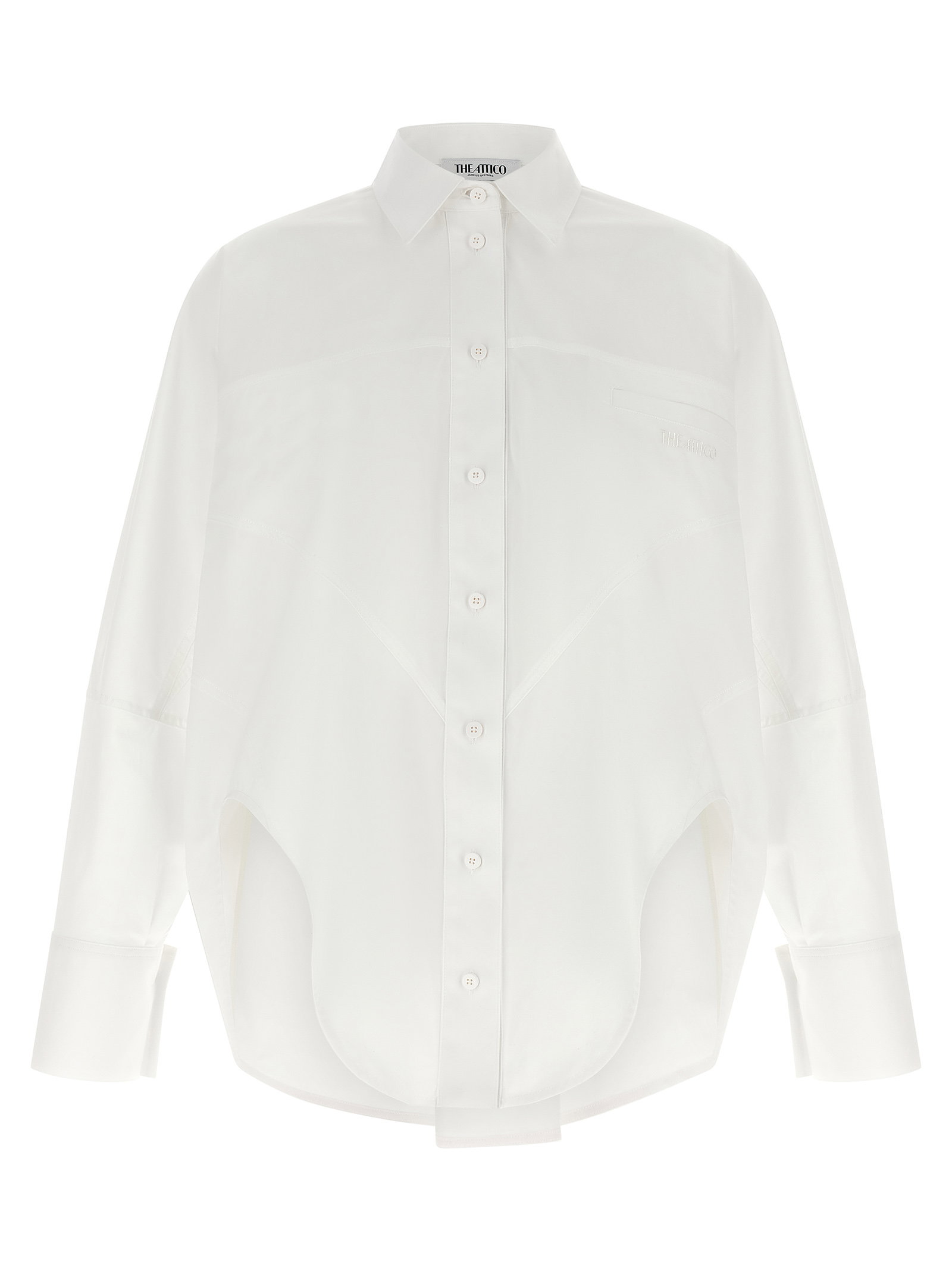 The Attico Shaped Hem Shirt