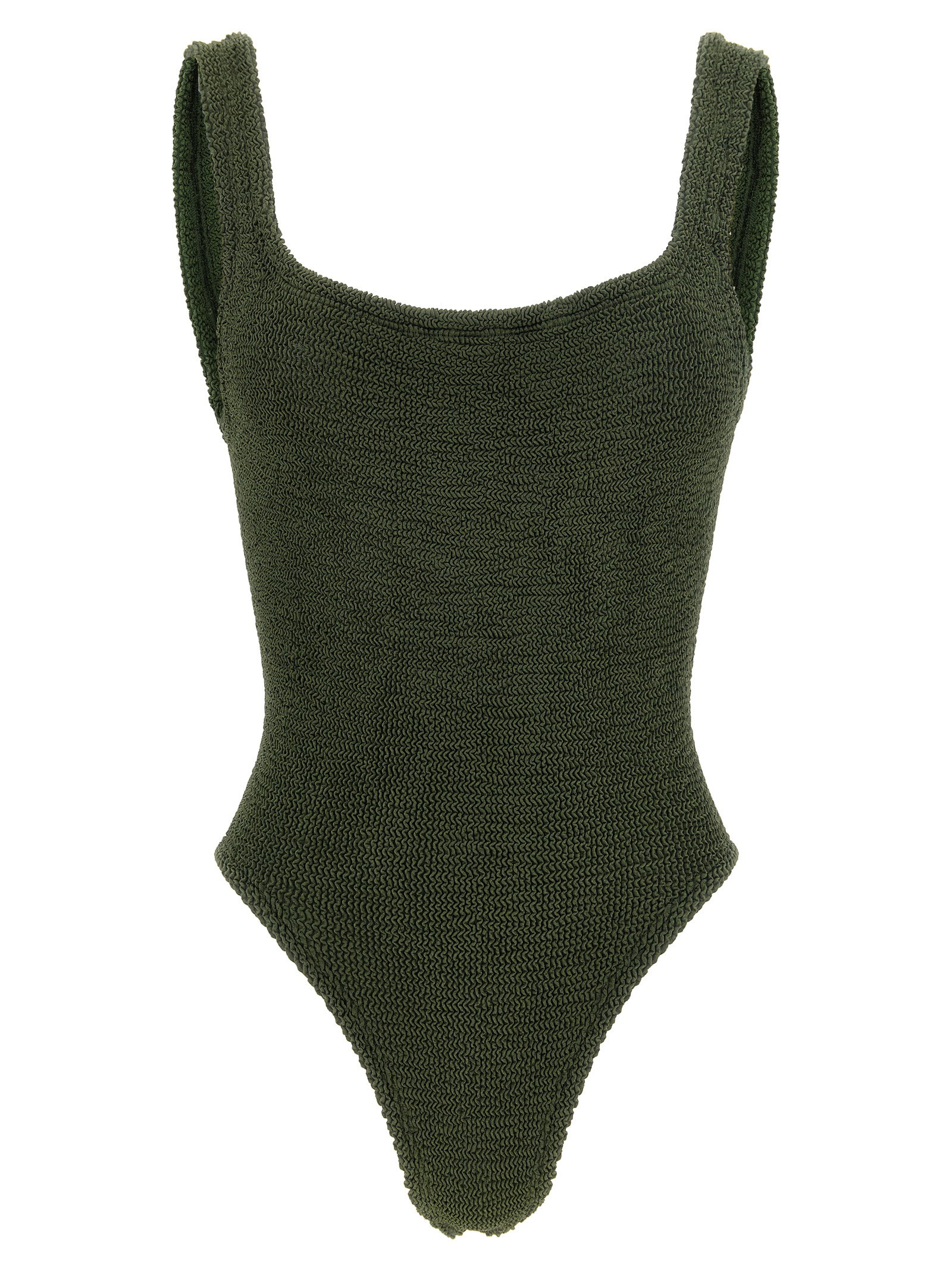 Hunza G Square Neck One-piece Swimsuit