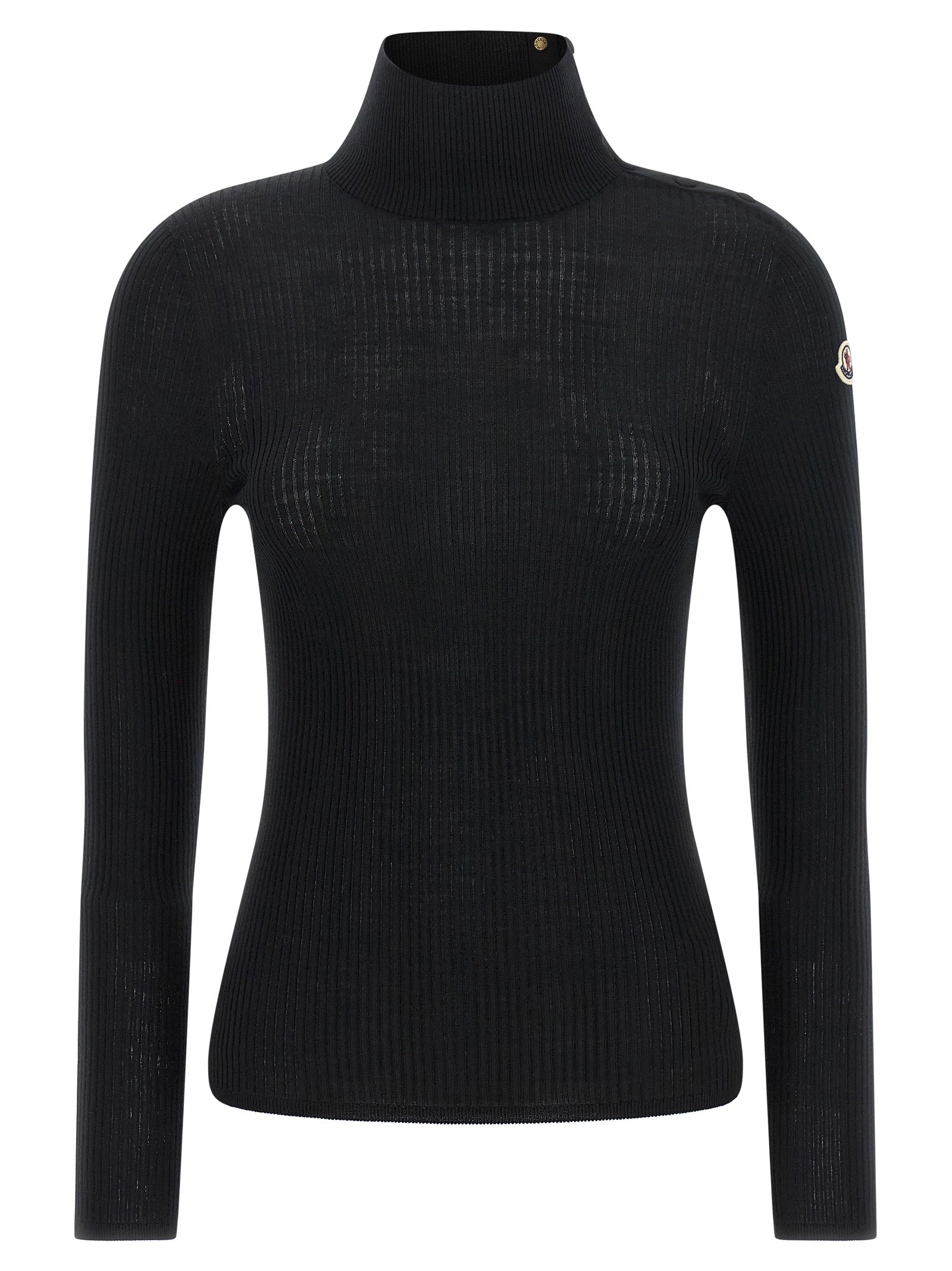 Moncler Logo Turtleneck Sweater