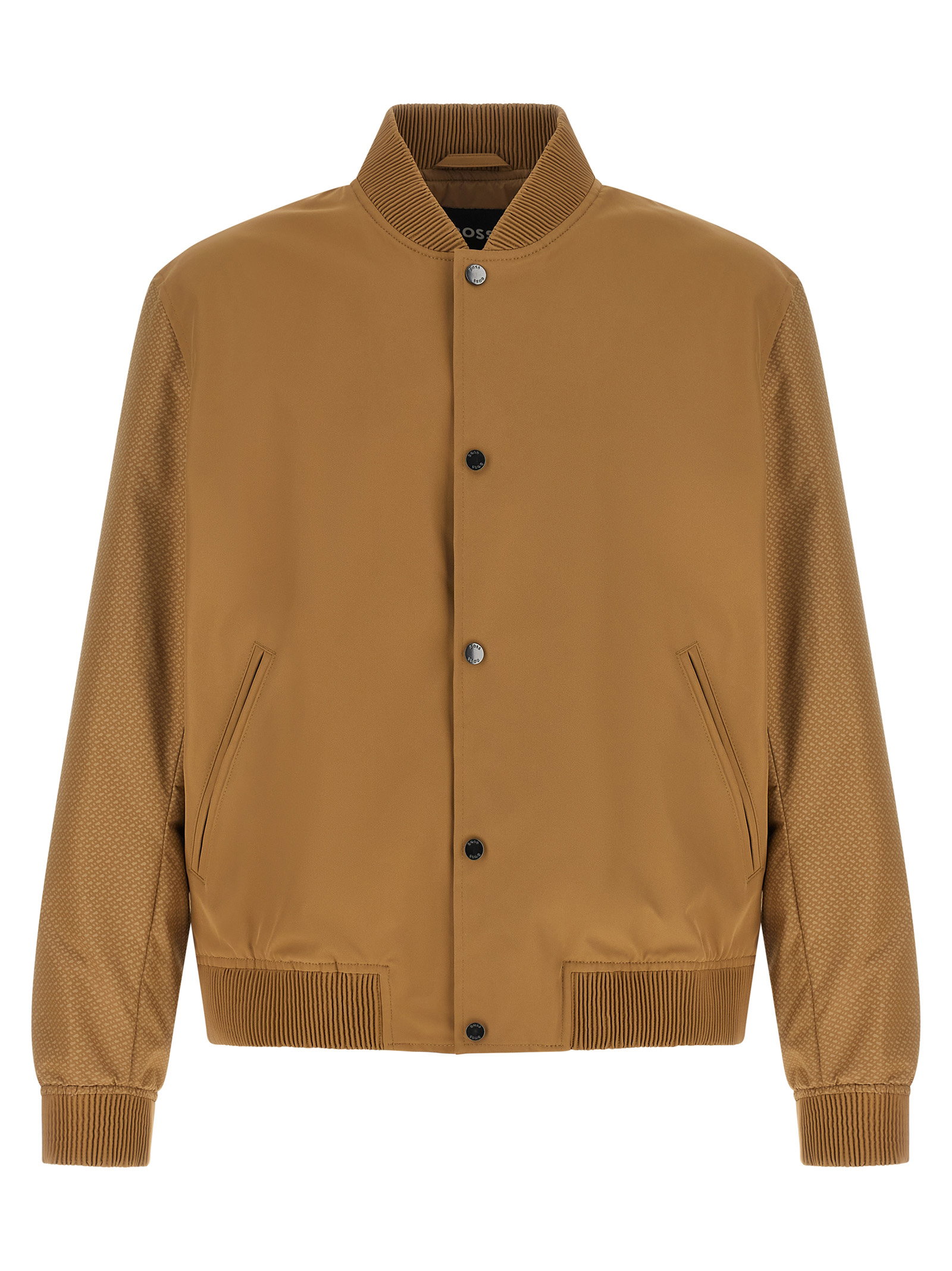 Hugo Boss Monogram Sleeve Bomber Jacket
