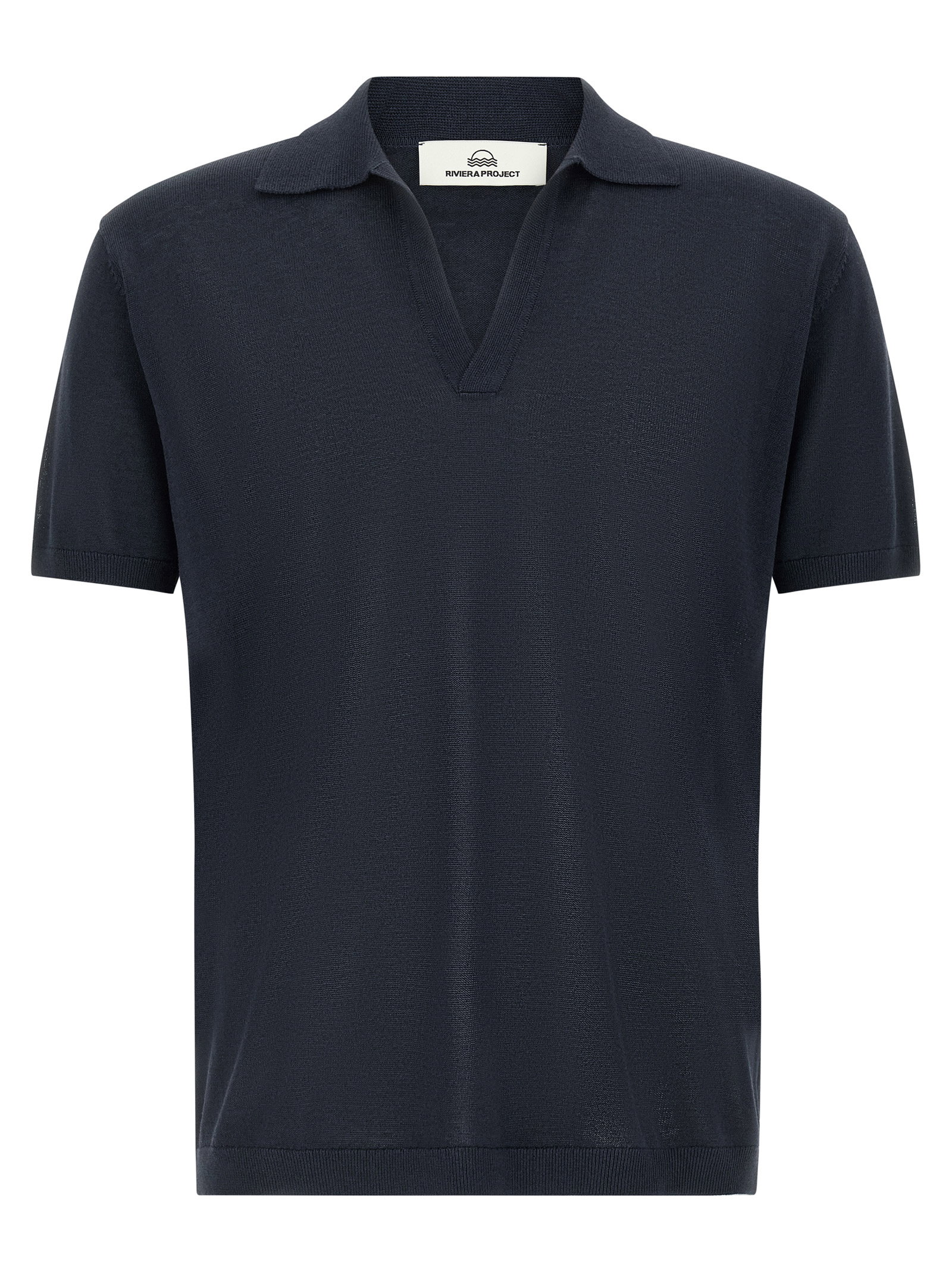 Riviera Project Open Collar Polo Shirt