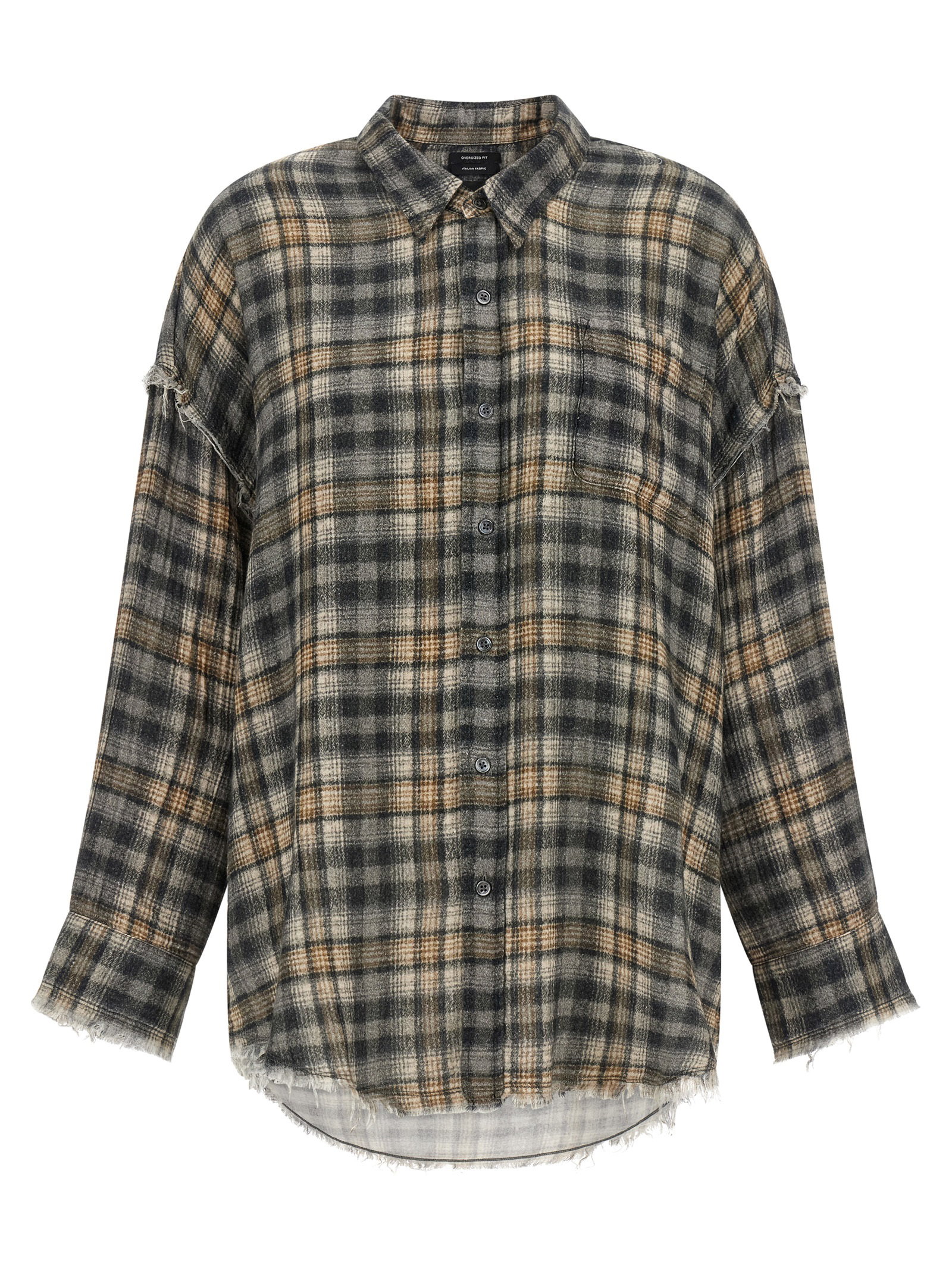 R13 Raw Cut Hem Shirt