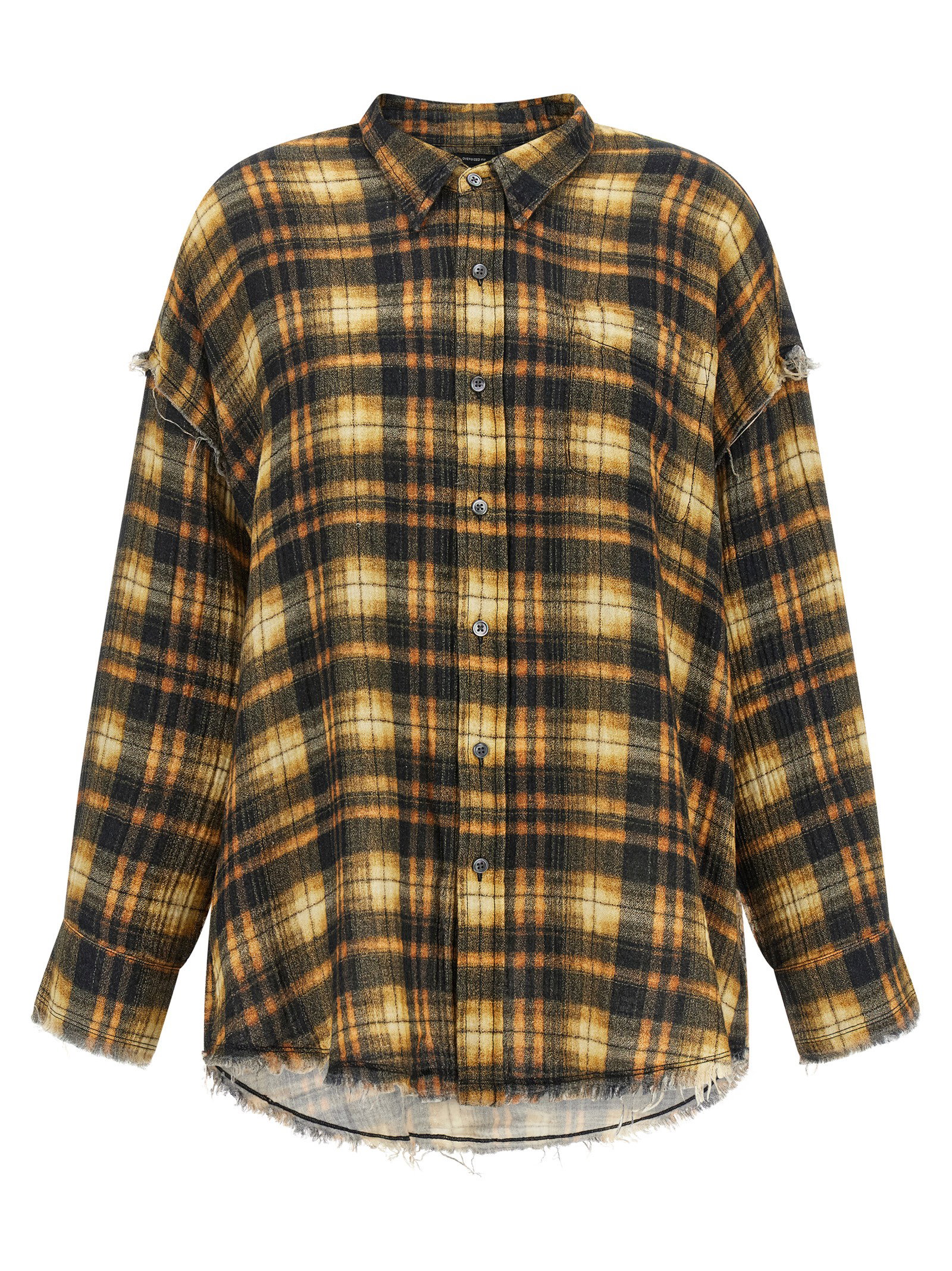 R13 Raw Cut Hem Shirt