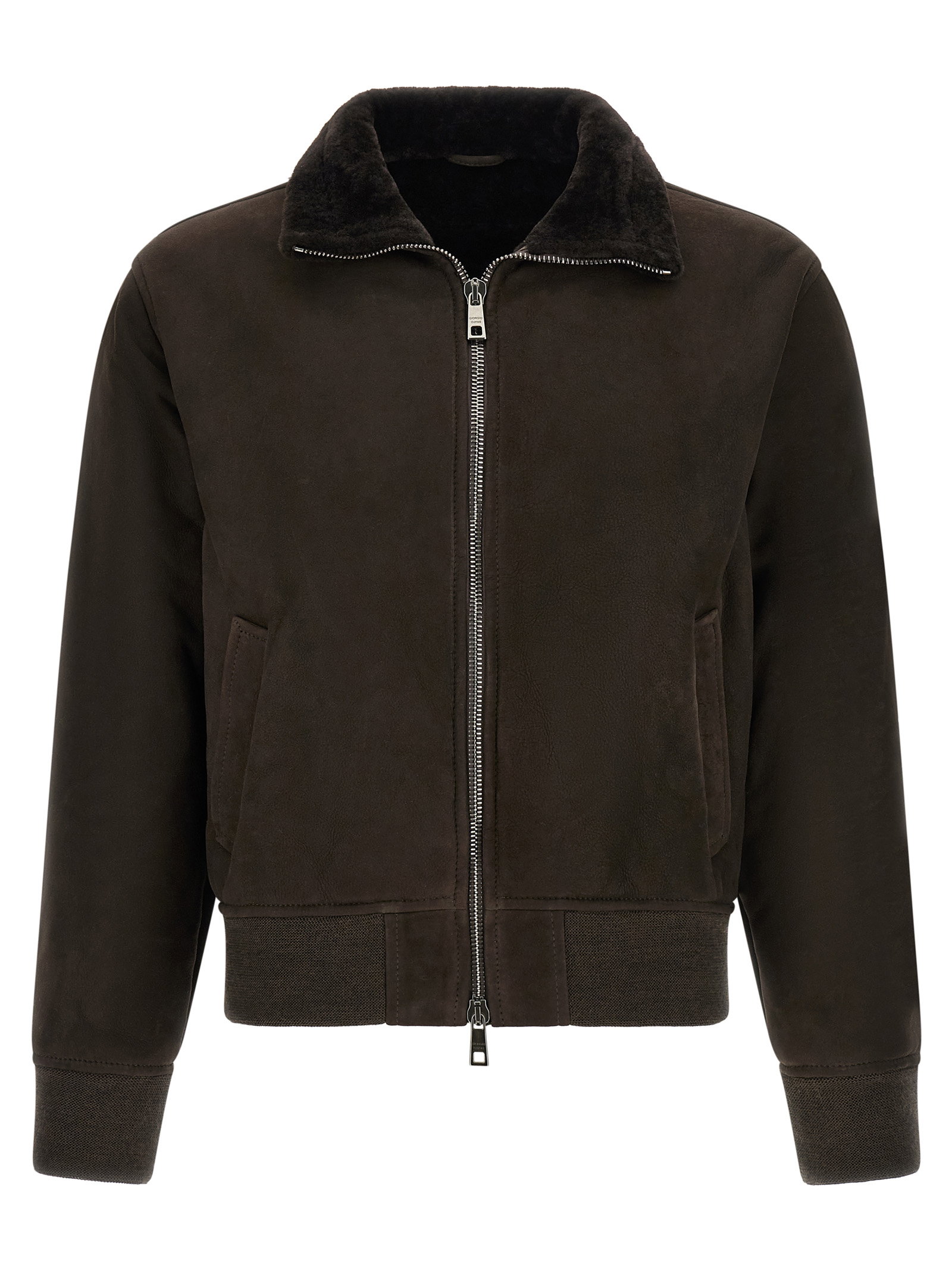 Giorgio Brato Suede Bomber Jacket