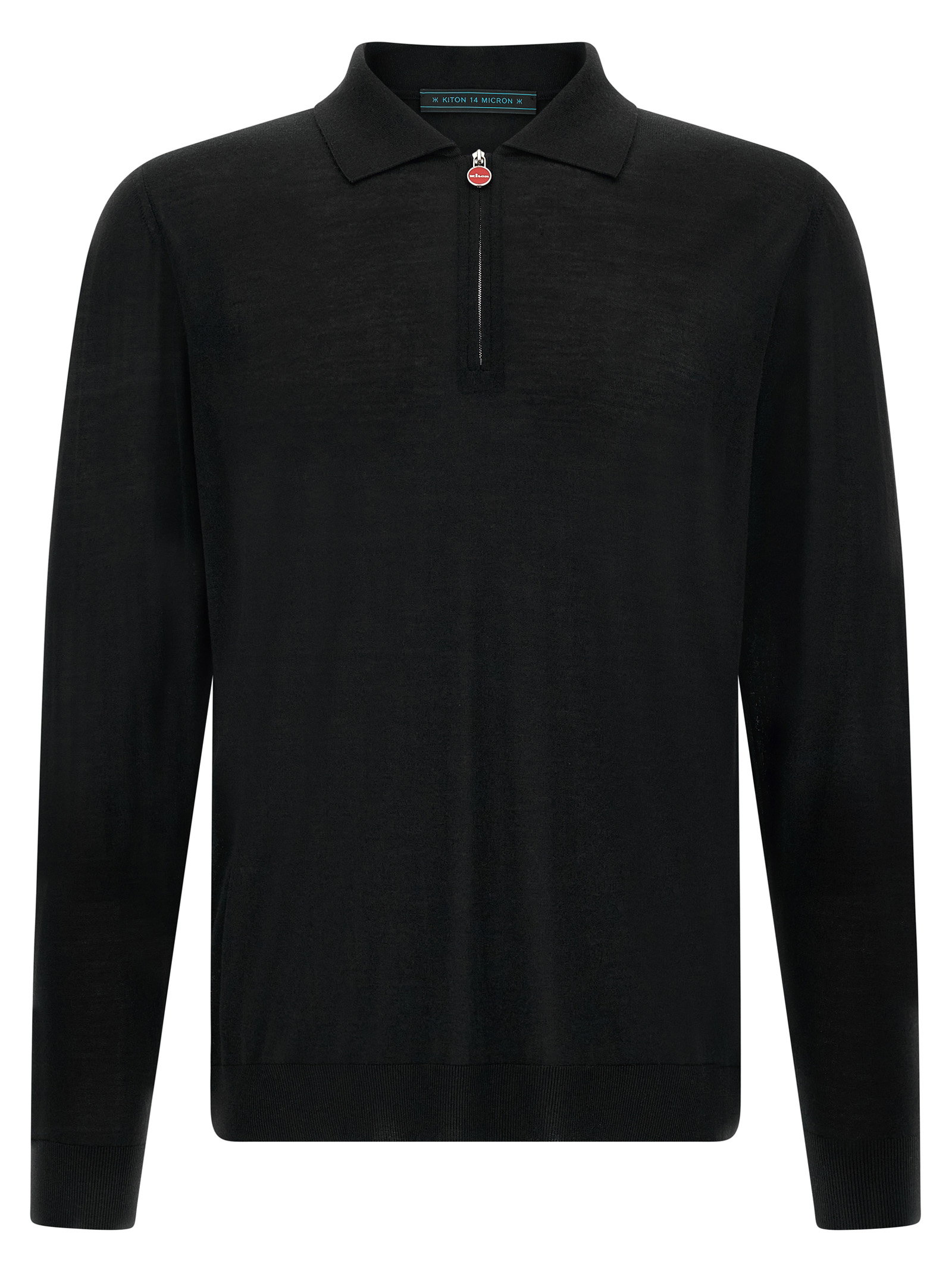 Kiton Wool Polo Shirt 14 Microns