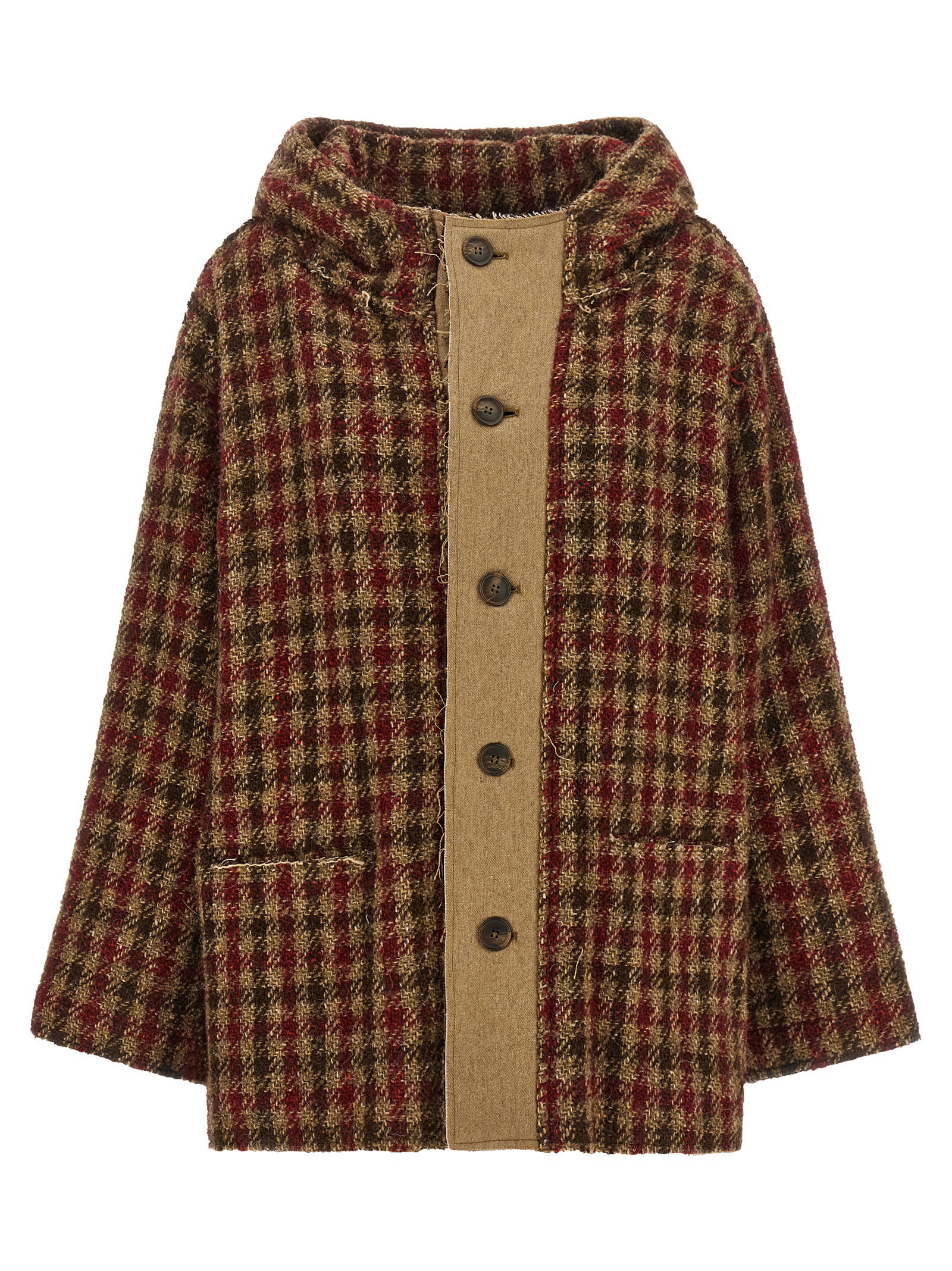 R13 Houndstooth Check Jacket