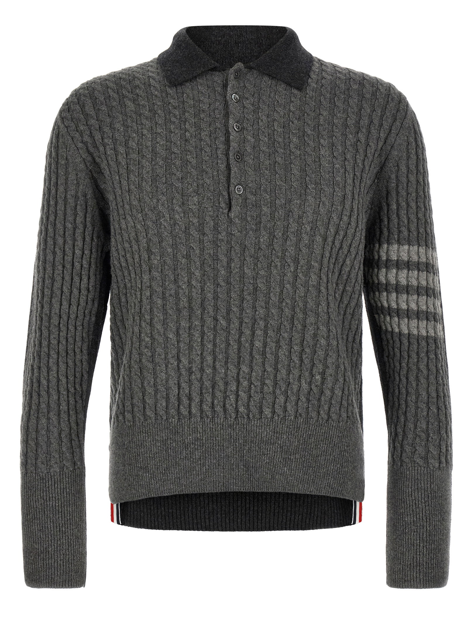 Thom Browne 2-in-1 Trompe Loeil Polo Shirt