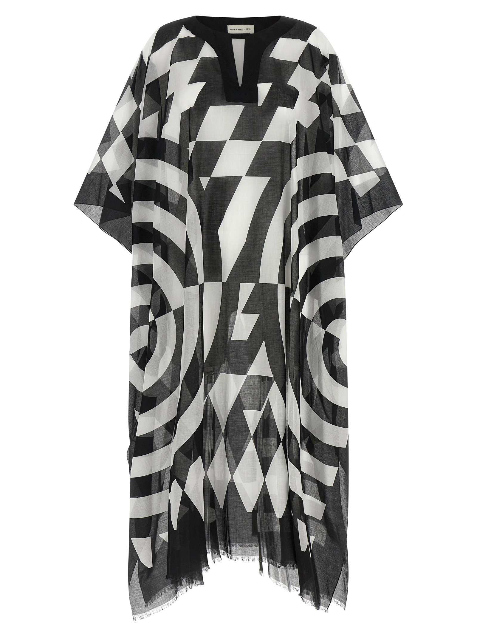 Dries Van Noten Caftan With Print