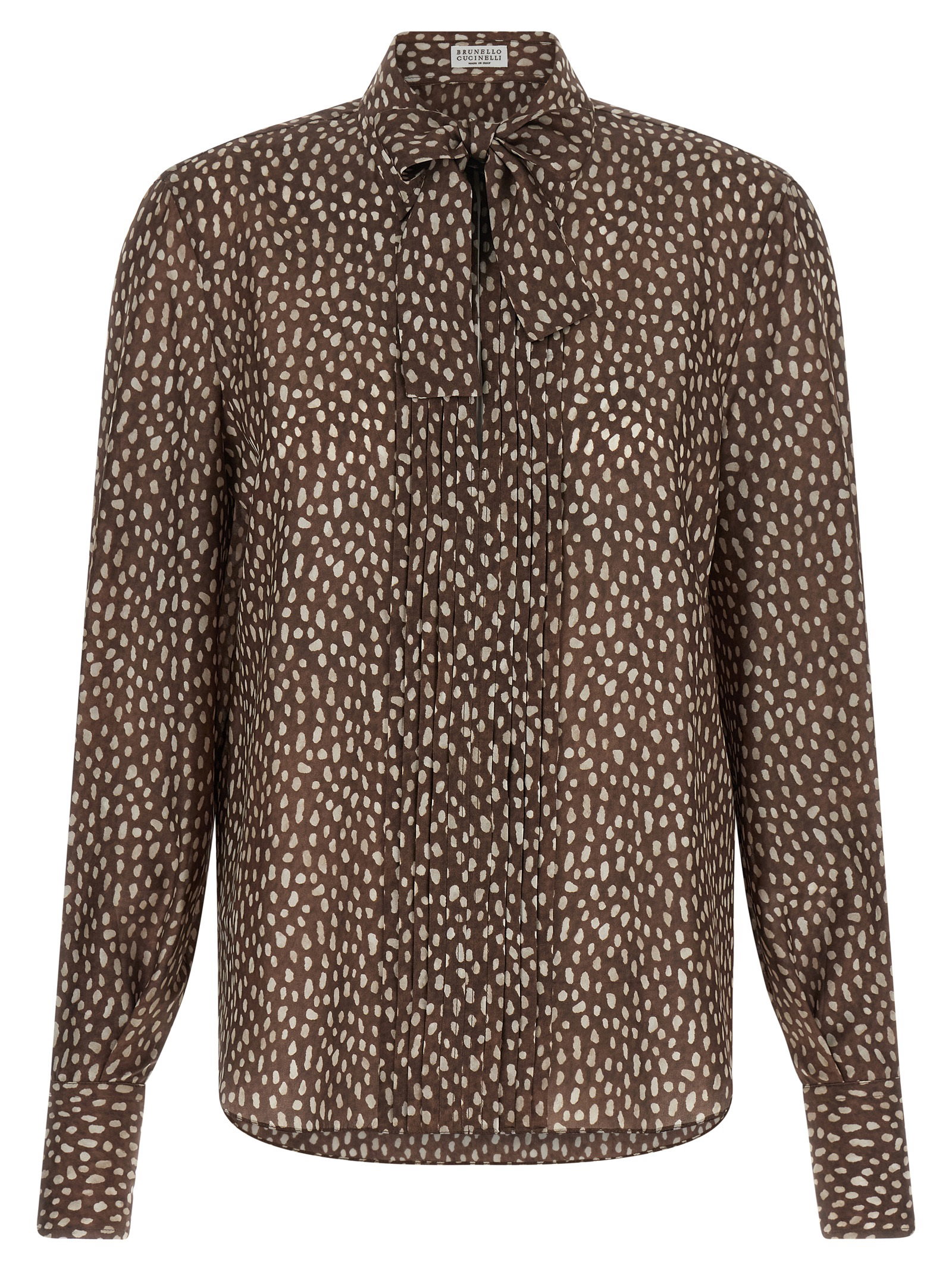 Brunello Cucinelli Lavallière Collar Shirt