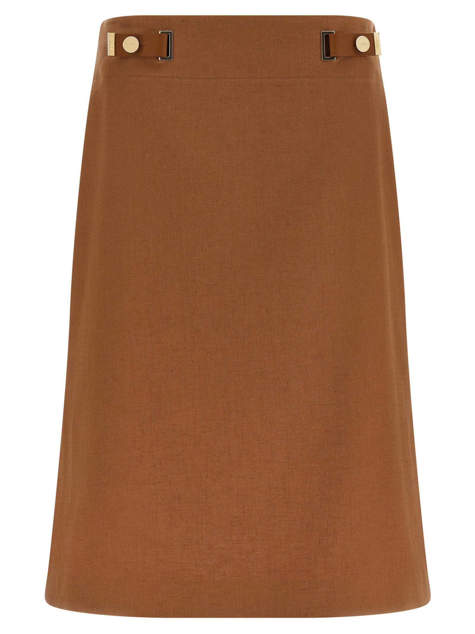 Fendi New Linen Skirt