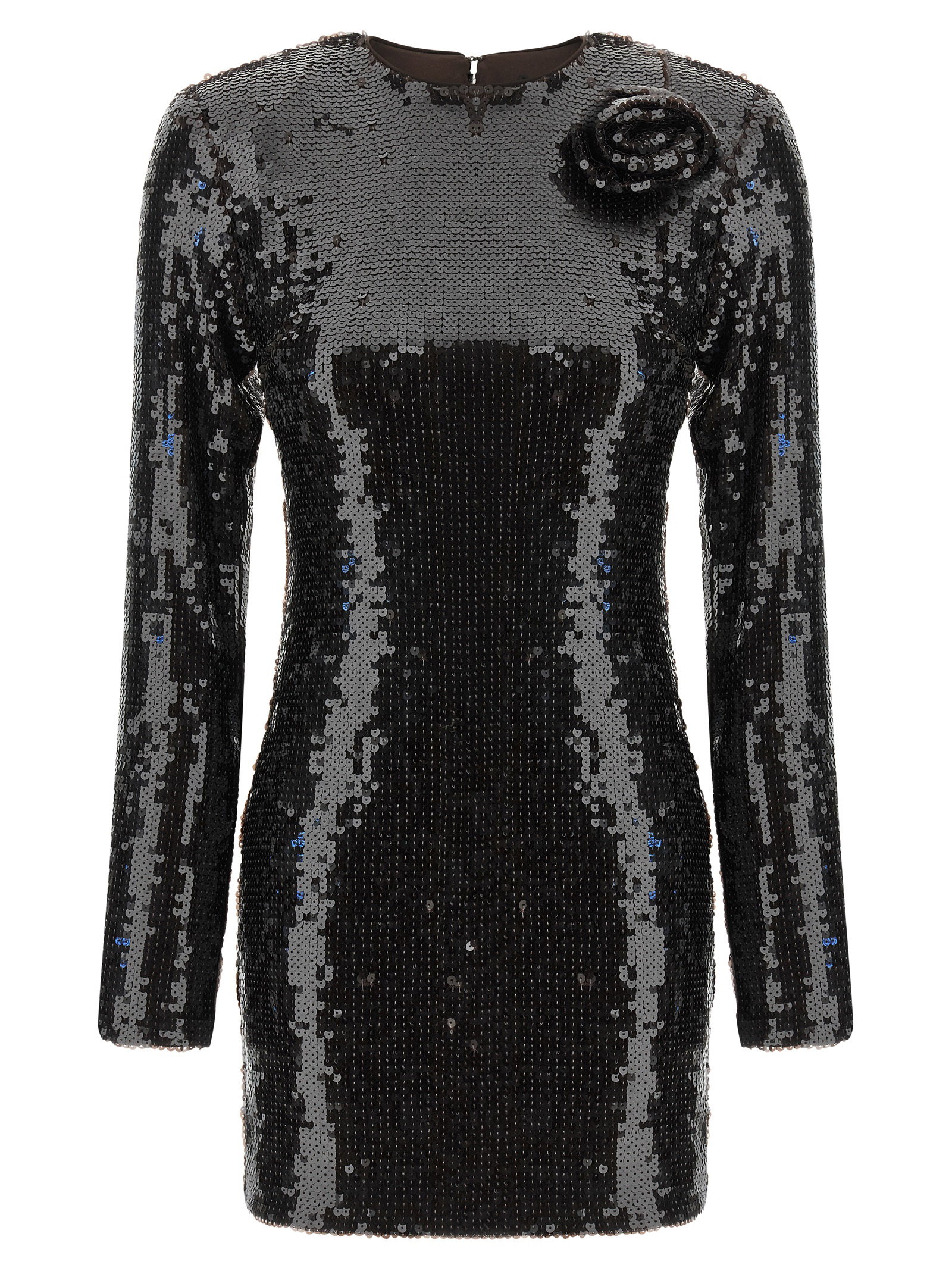 Rotate Birger Christensen Sequin Dress With Flower