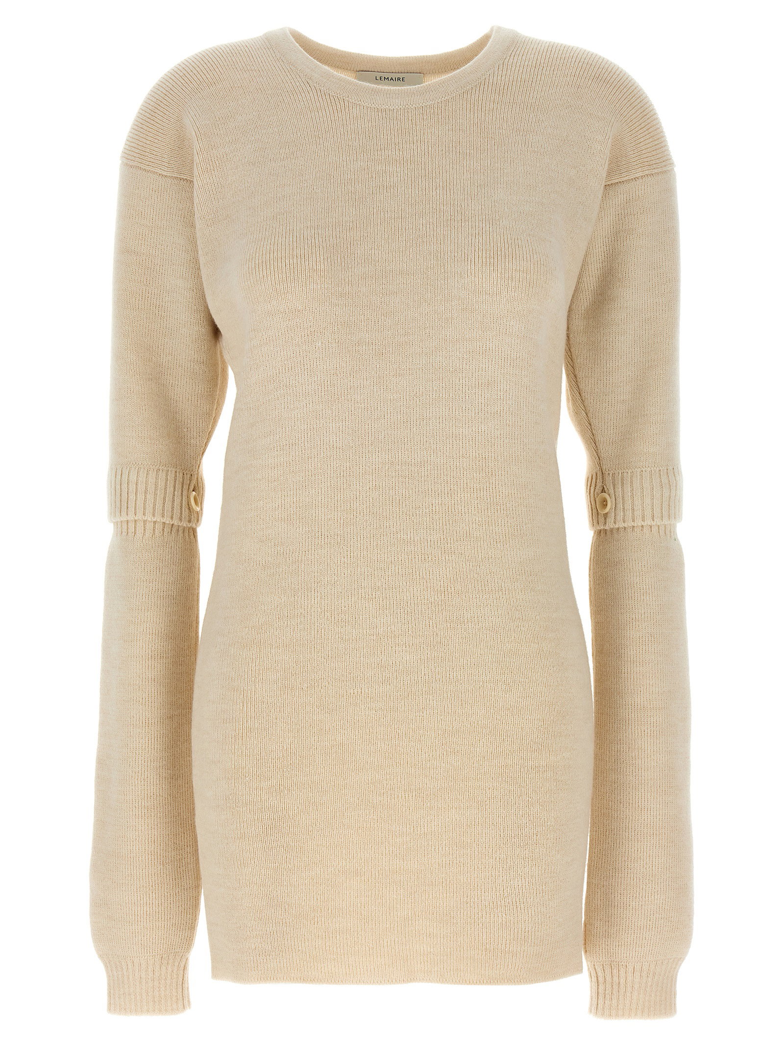 Lemaire Women's Knitted Dress With Removable Sleeves