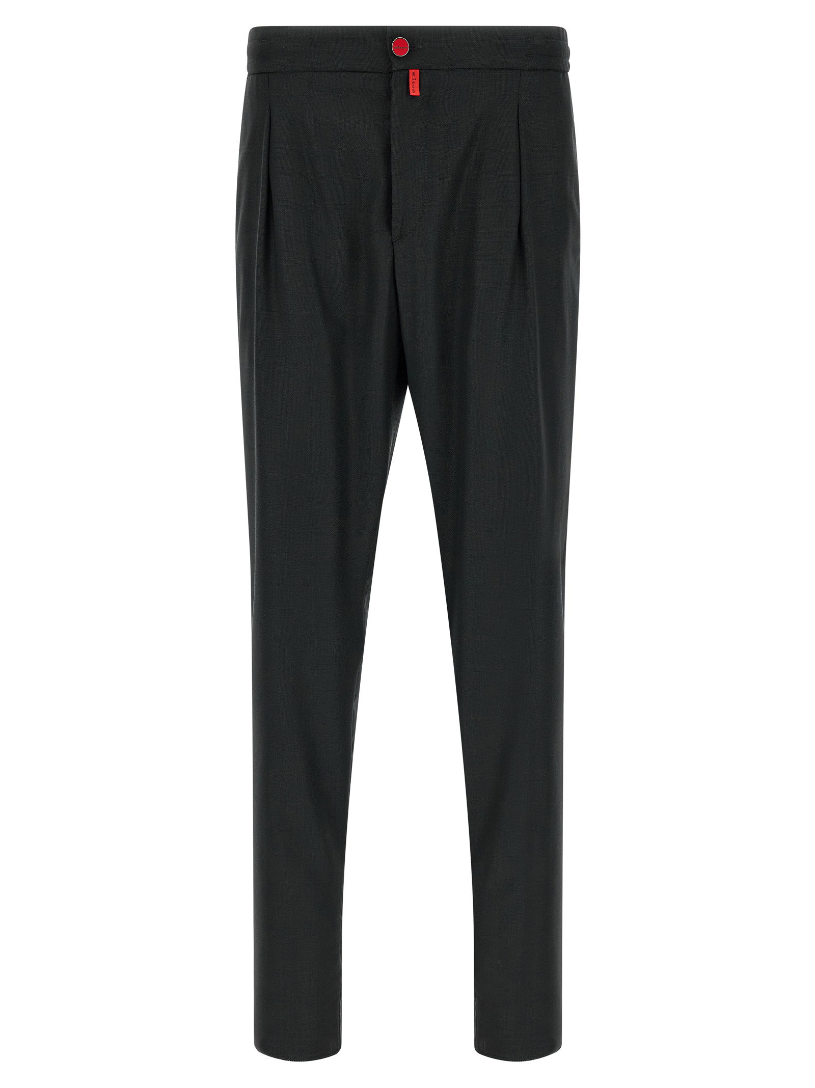 Kiton Red Button Pants