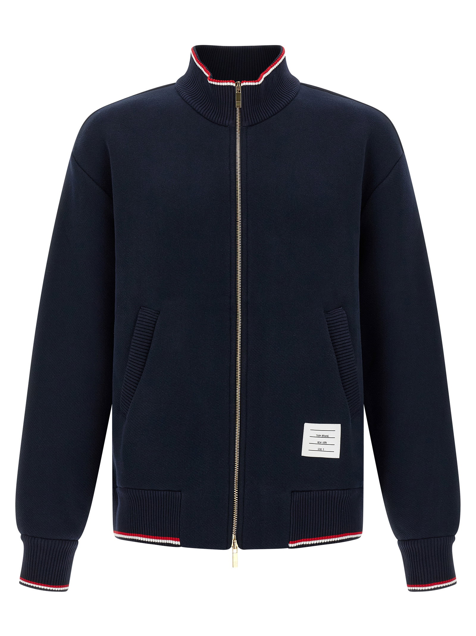 Thom Browne Men's Rwb Piping Sweatshirt
