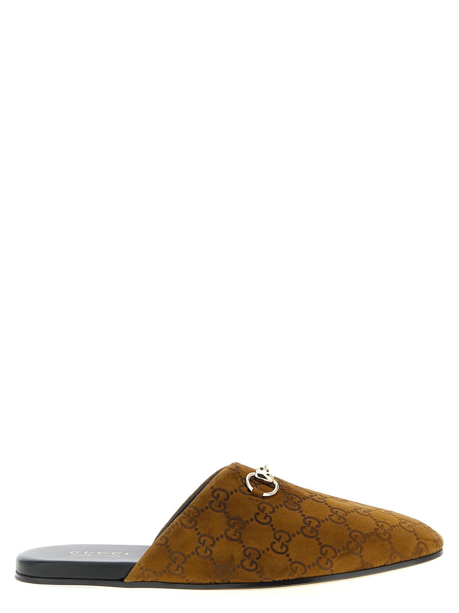 Gucci Men's Sabot Suede Horsebit