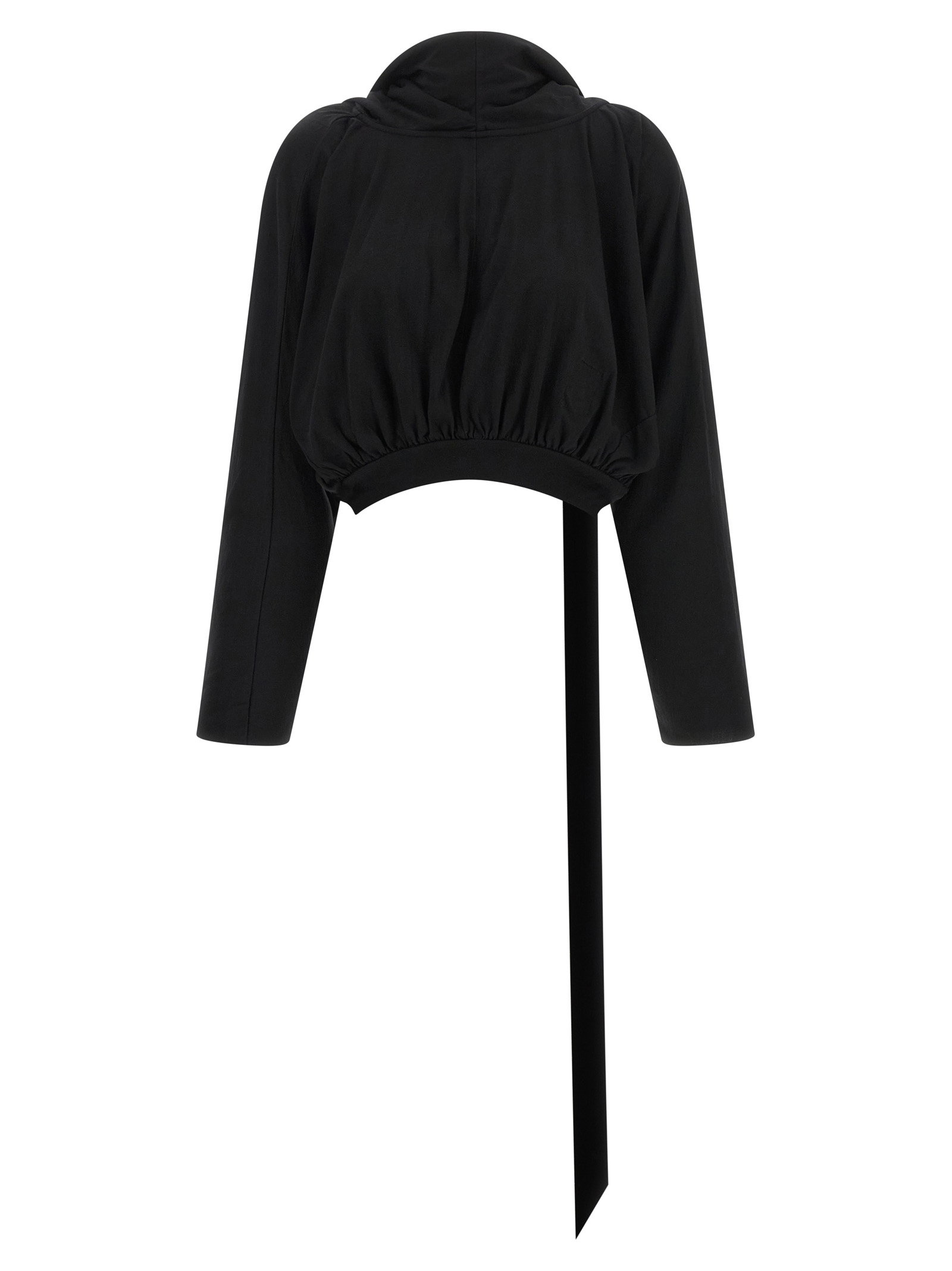 Drkshdw Cropped Hooded Top Long Sleeve Sweater