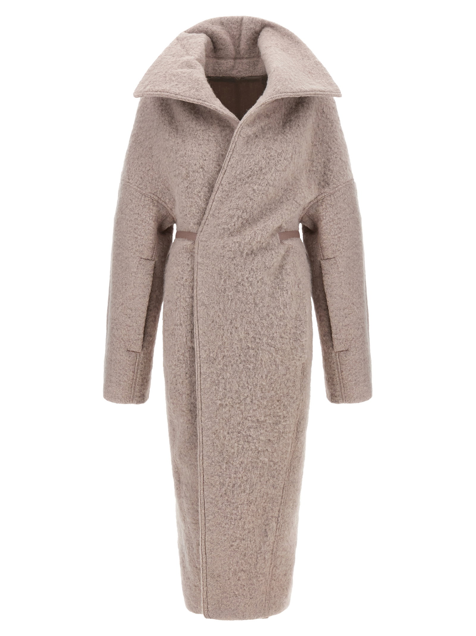 Rick Owens Dracucollar Belted Coat
