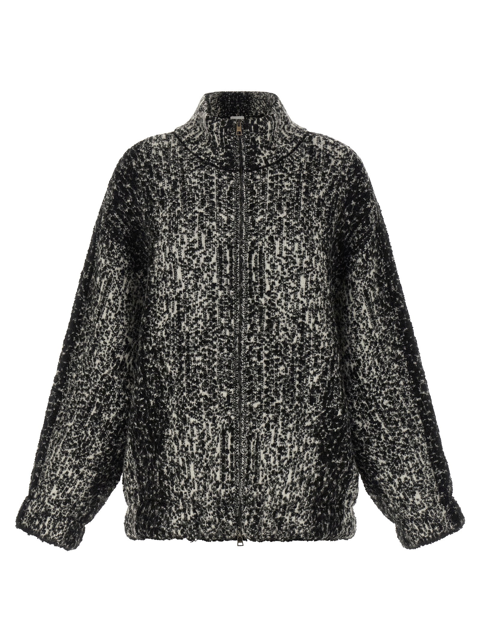 Nude Bouclé Bomber Jacket