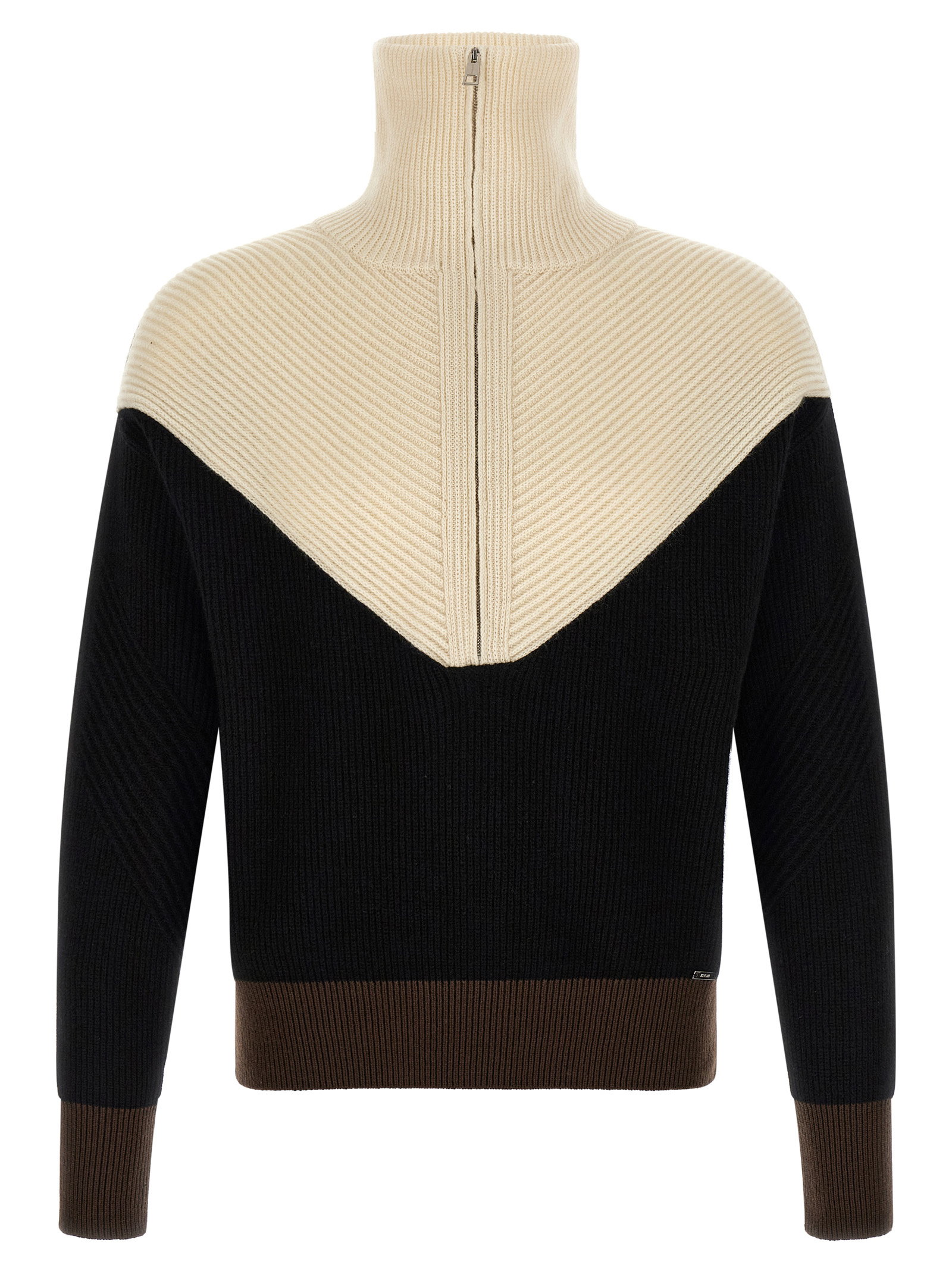 Kiton Color-block Sweater