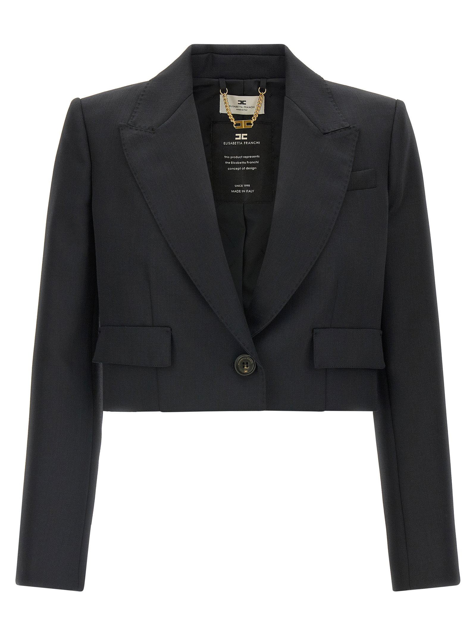 Elisabetta Franchi Cropped Blazer
