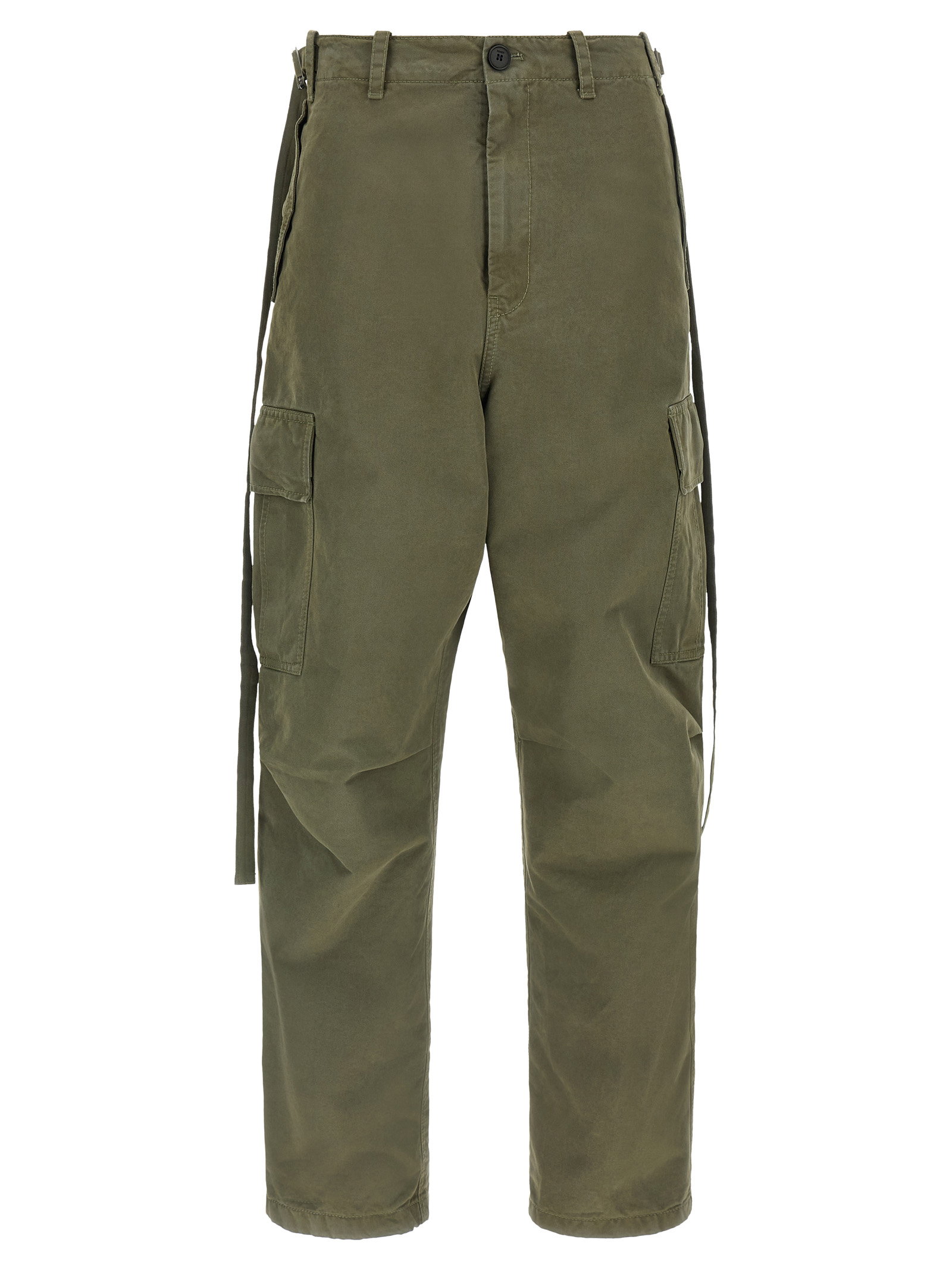 Fendi Double Stitch Embroidery Pants