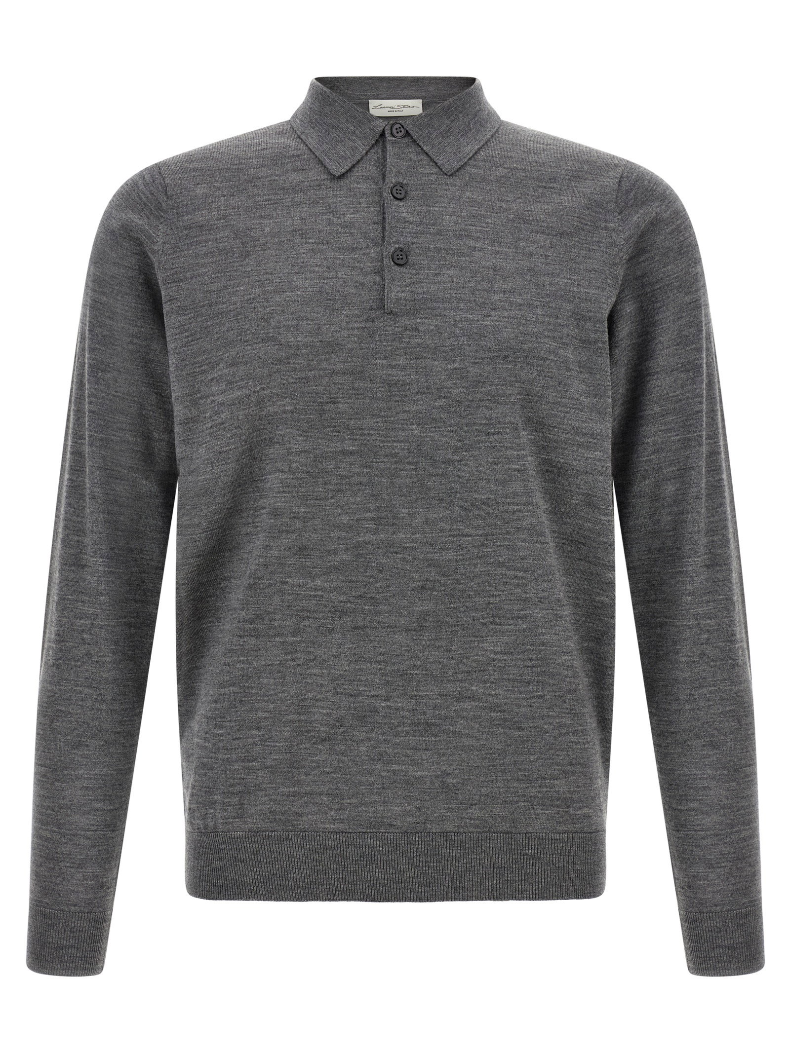 Larmeri Studio Merino Wool Polo Shirt