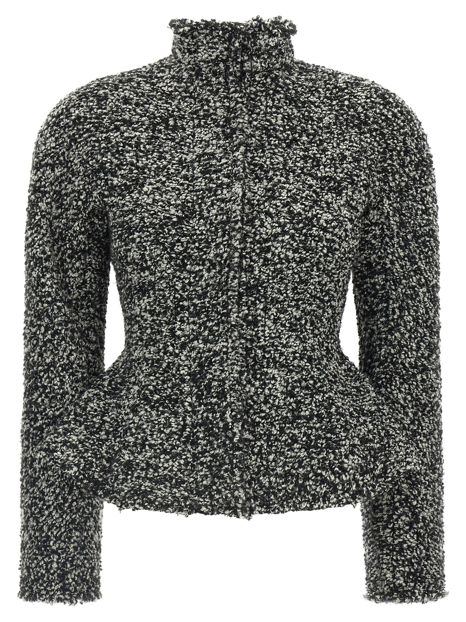 Alberta Ferretti Bouclé Blazer