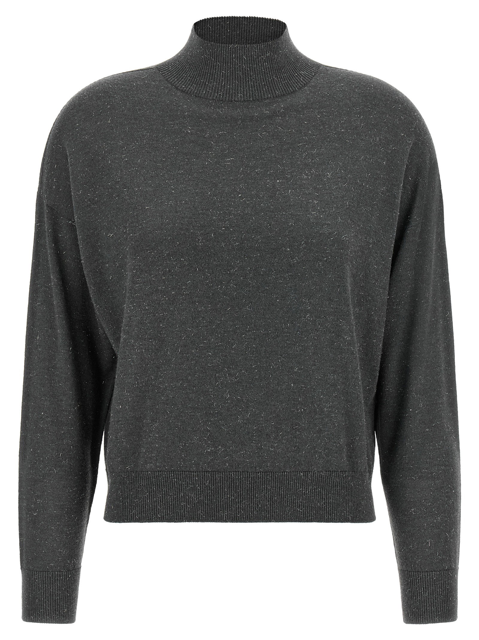 Peserico Lamé Thread Turtleneck Sweater