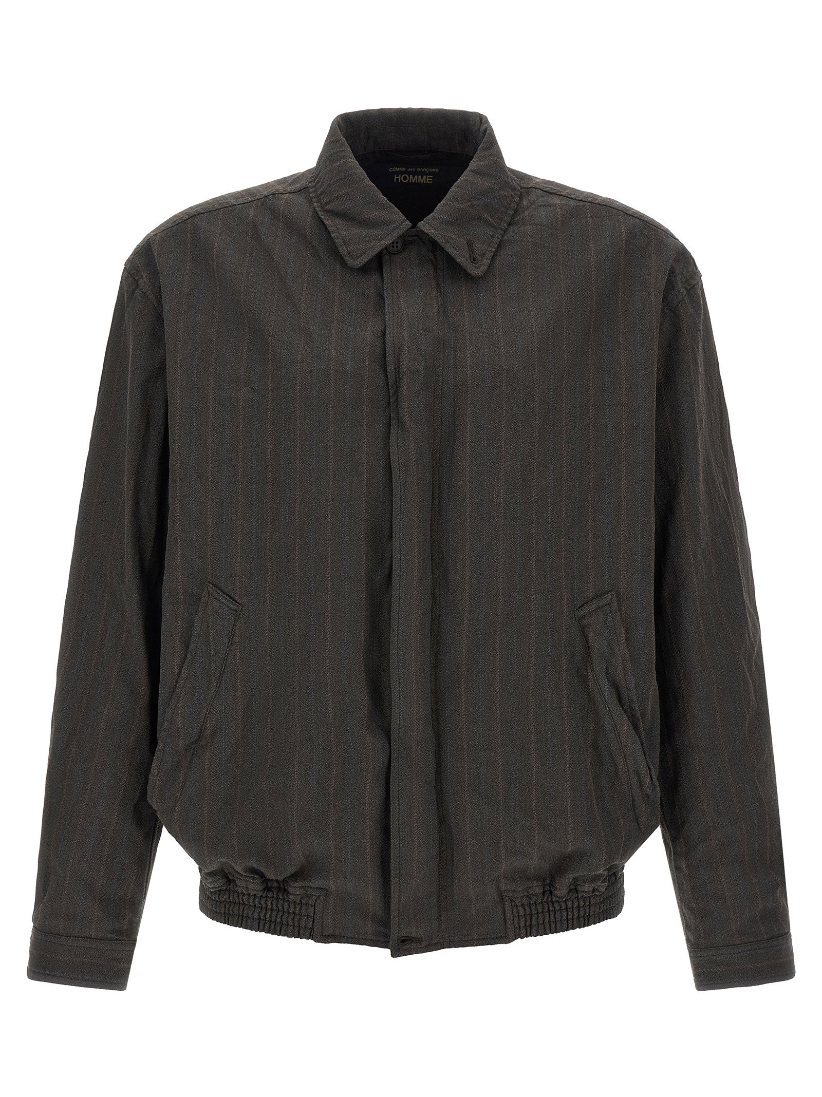 Comme Des Garҫons Homme Pinstriped Jacket