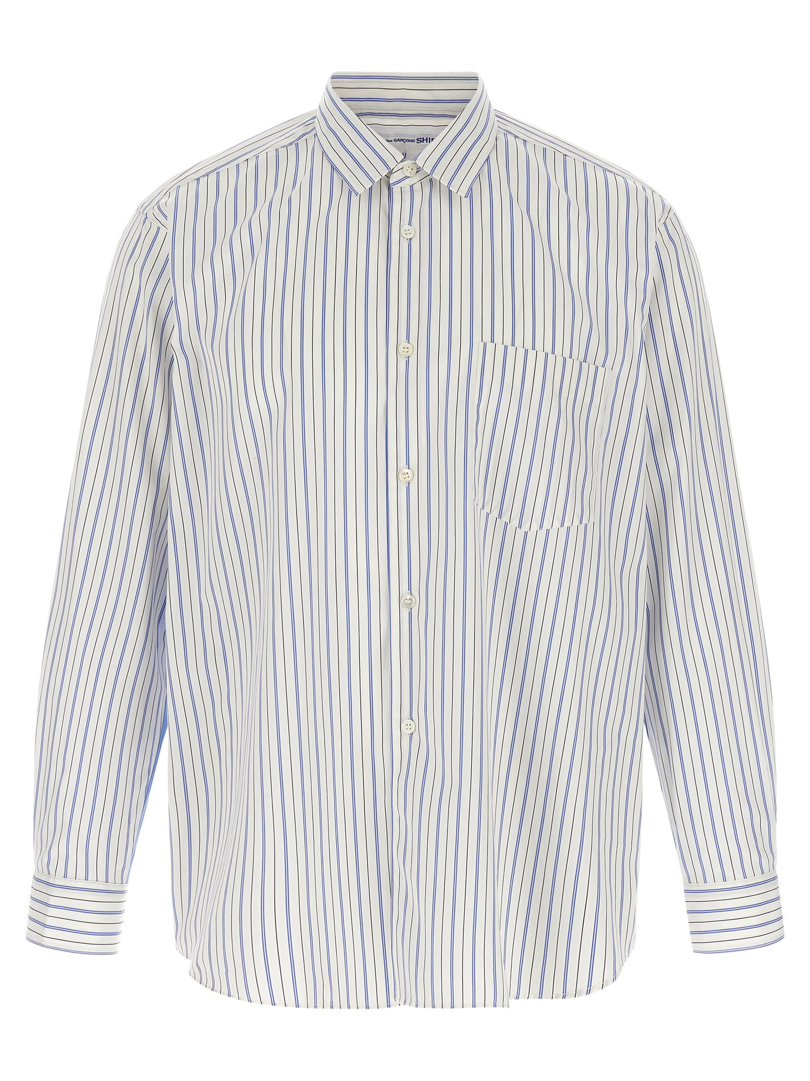 Comme Des Garcons Shirt Solid Color Insert Shirt