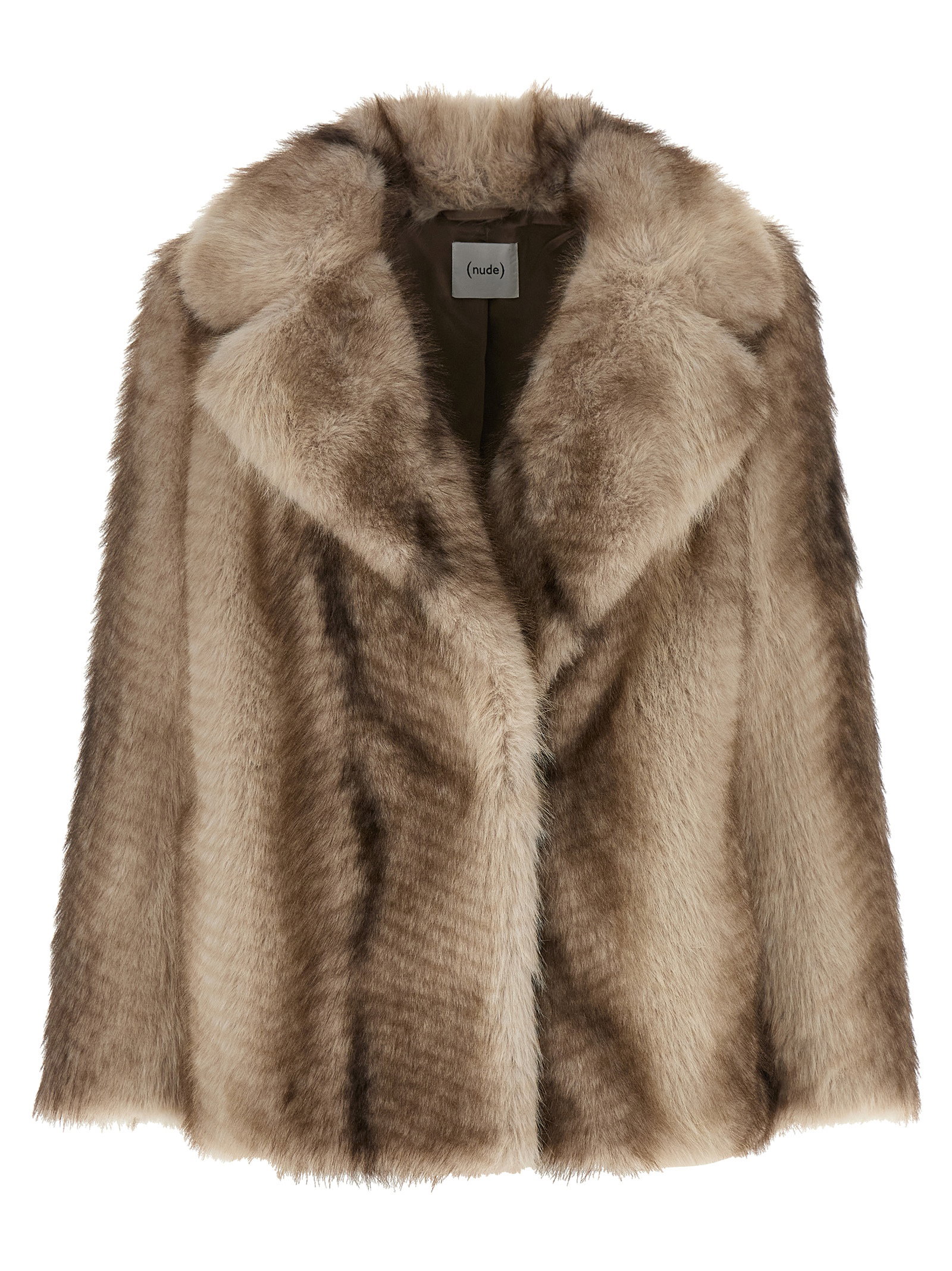Nude Faux Fur Jacket