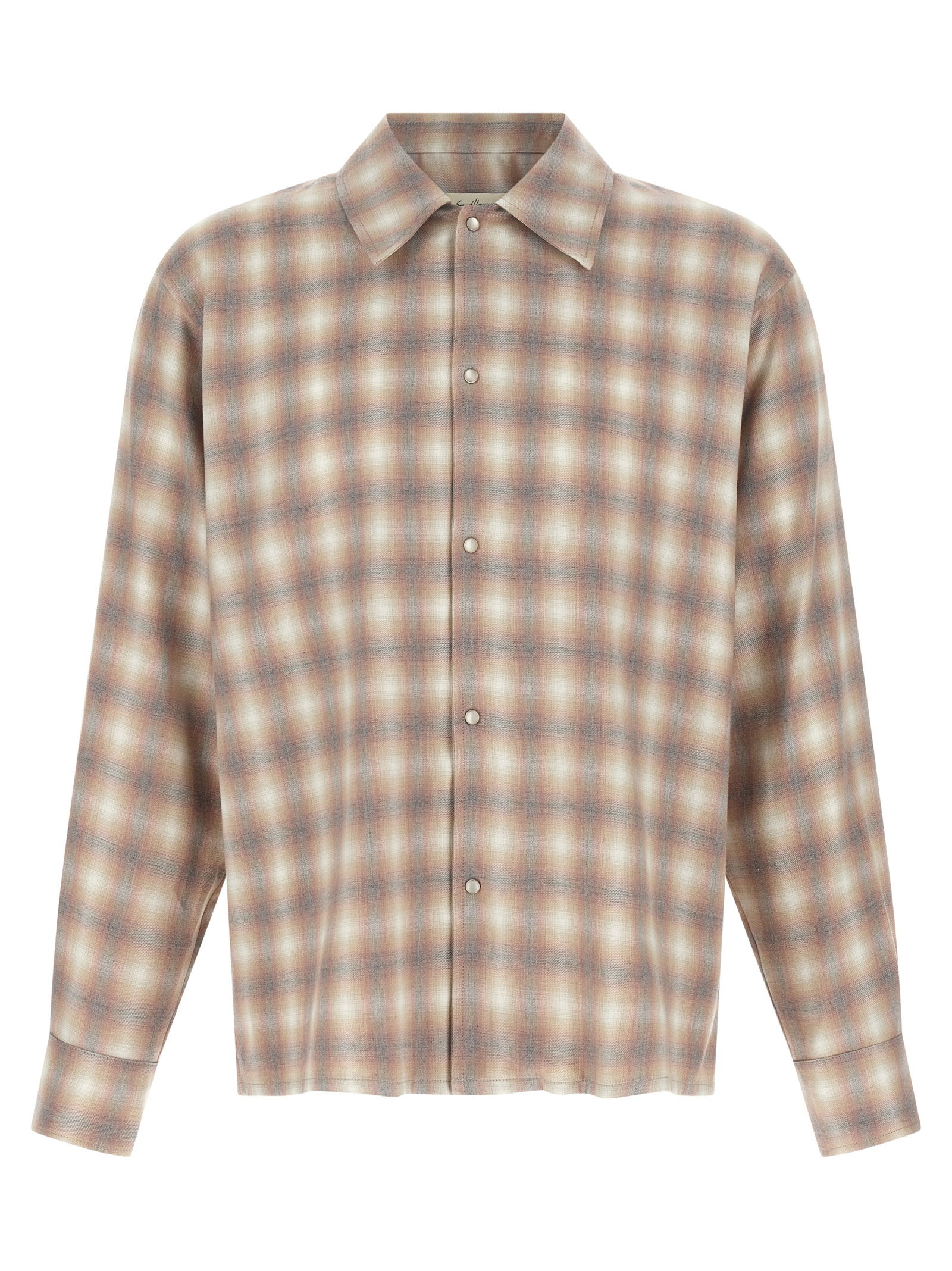Second/Layer Check Dégradé Shirt