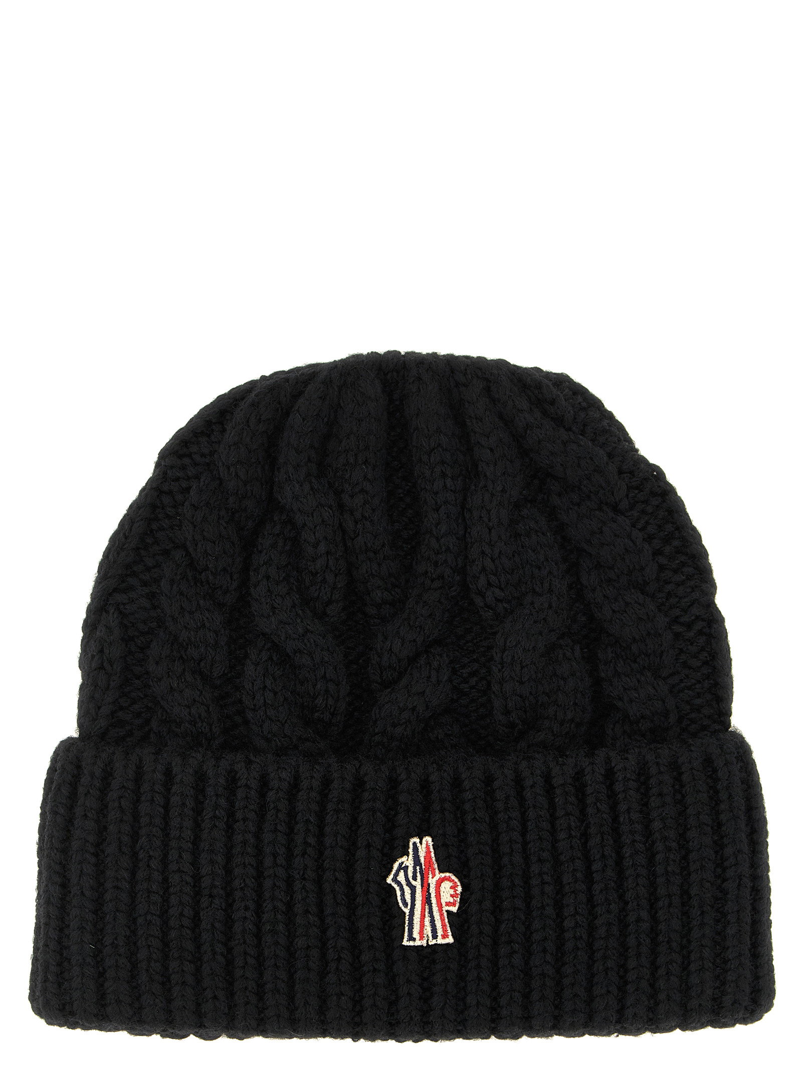 Moncler Grenoble Logo Patch Beanie