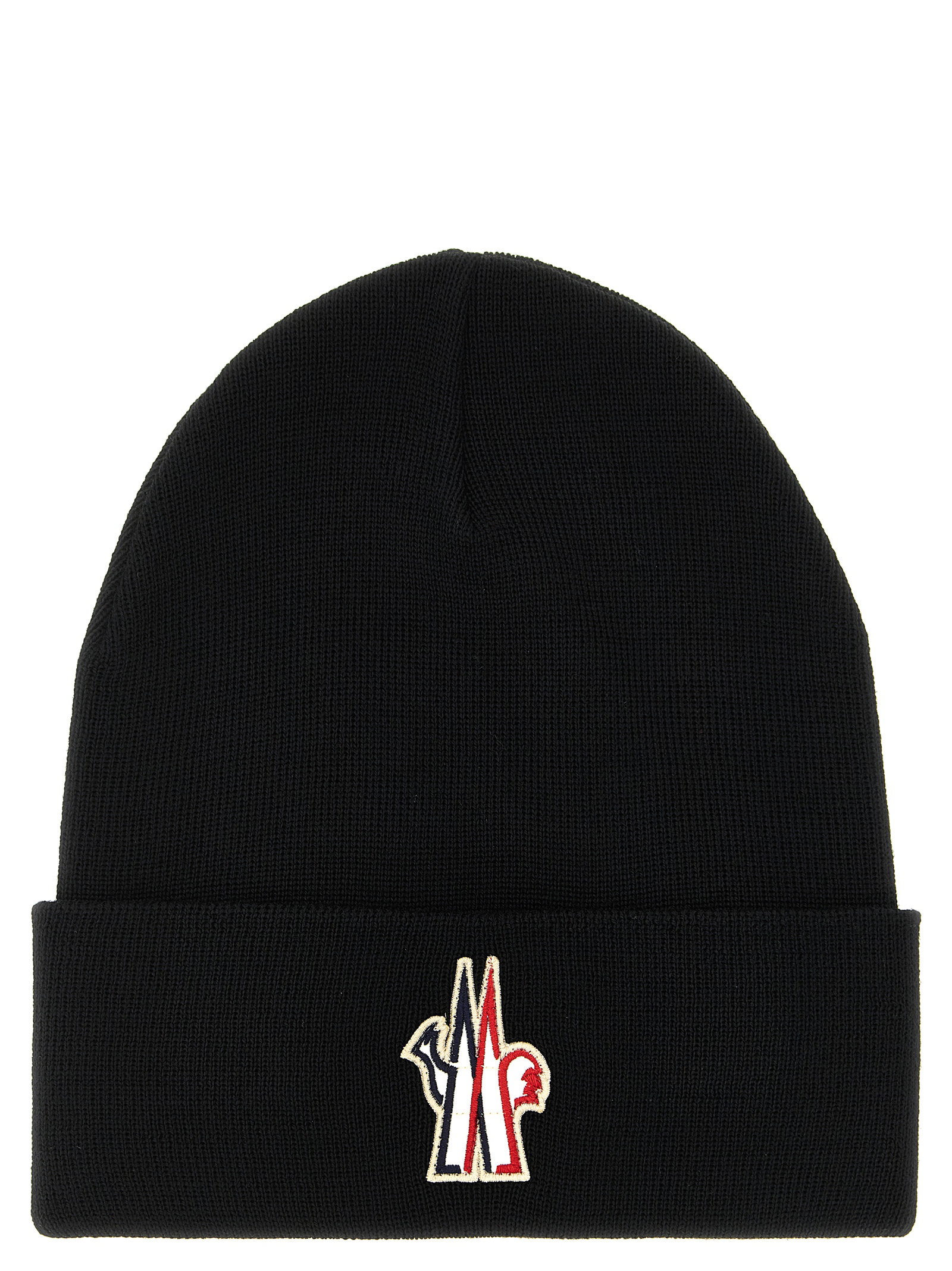 Moncler Grenoble Logo Patch Beanie