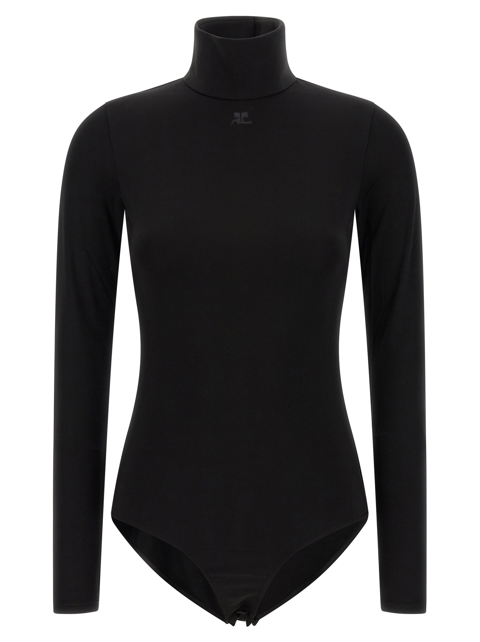 Courreges Jersey Mockneck Bodysuit
