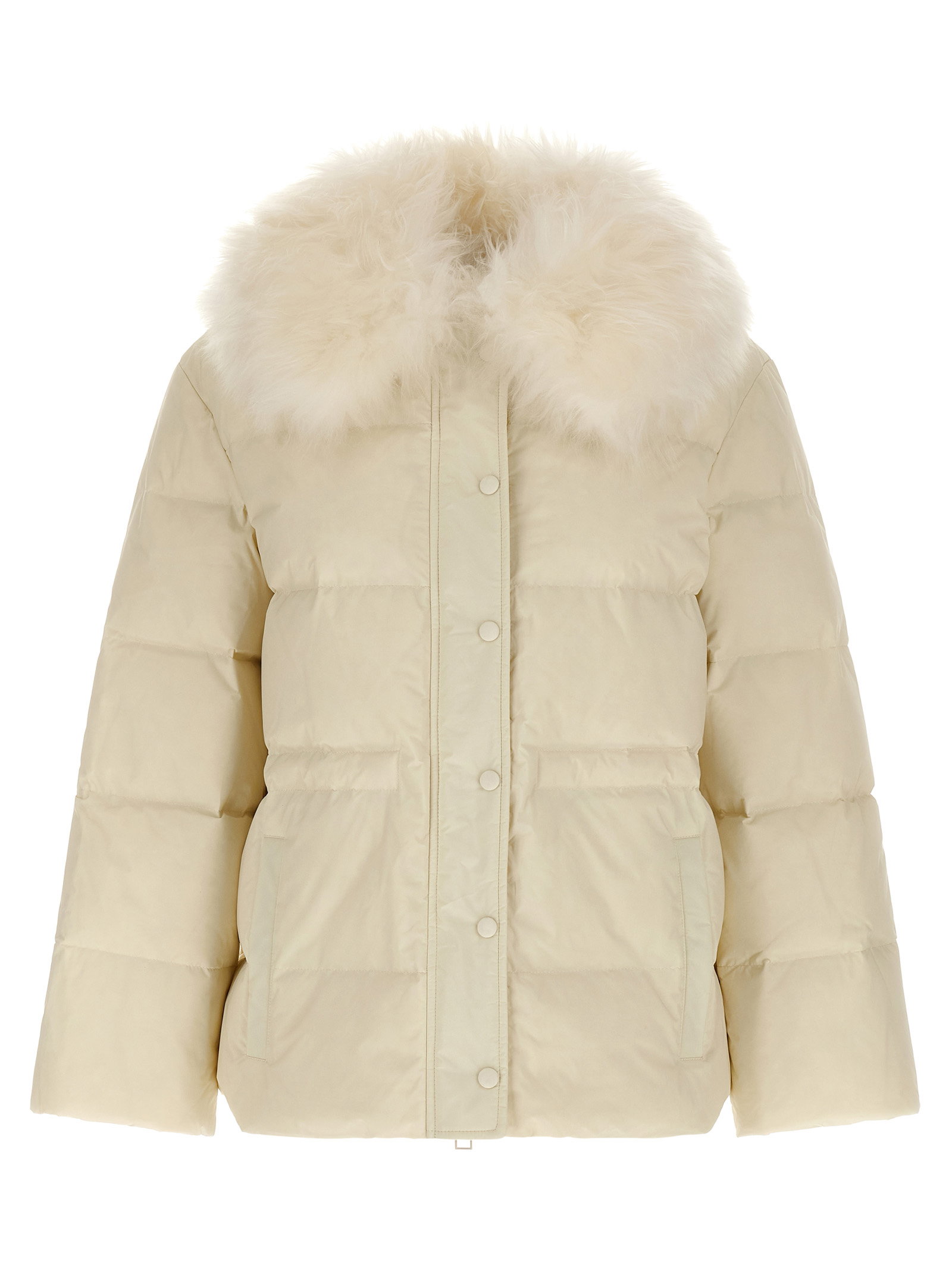 Army Yves Salomon Fur Insert Down Jacket